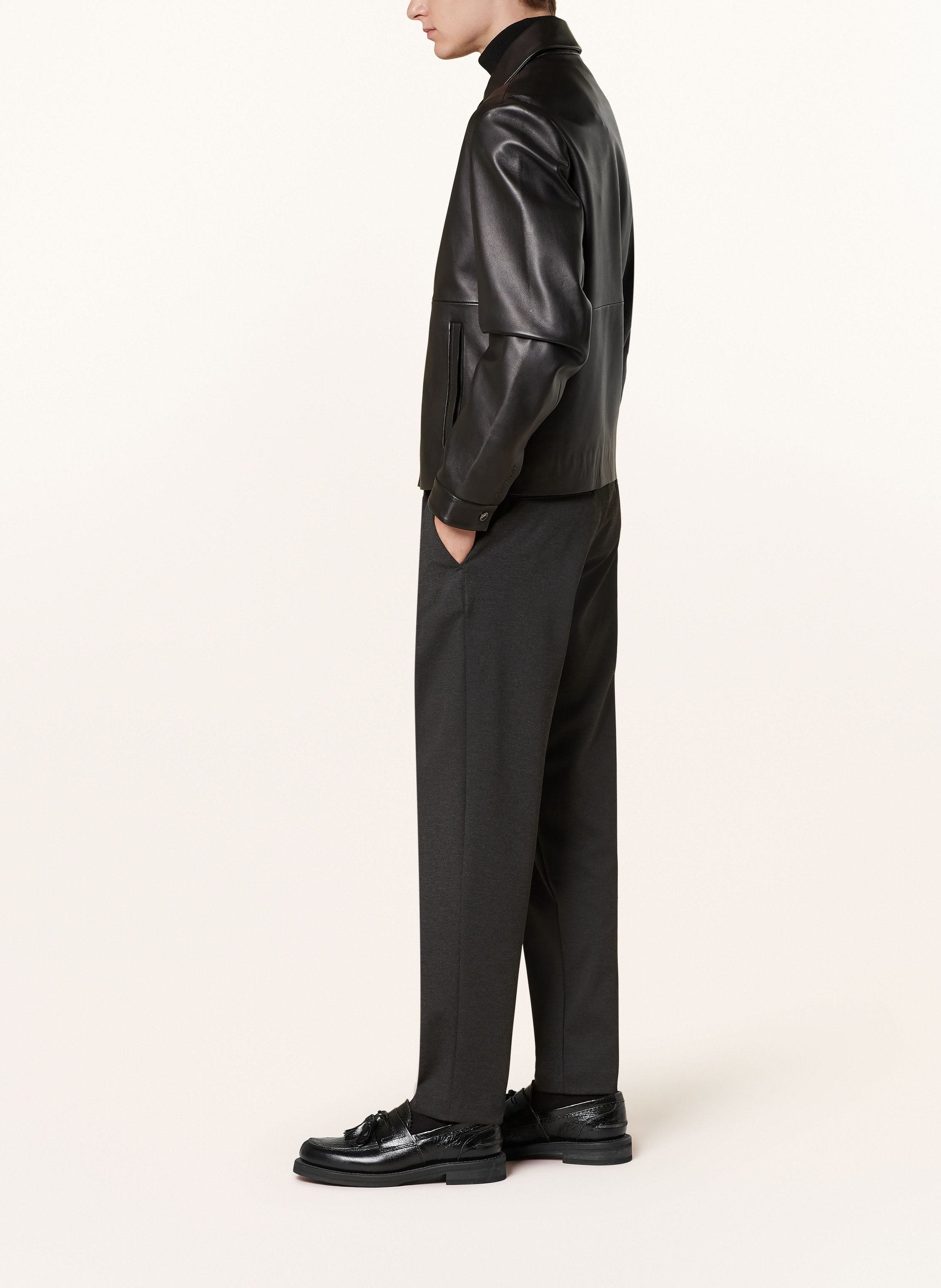 Thumbnail - Calvin Klein Hose Im Jogging Stil Tapered Fit grau