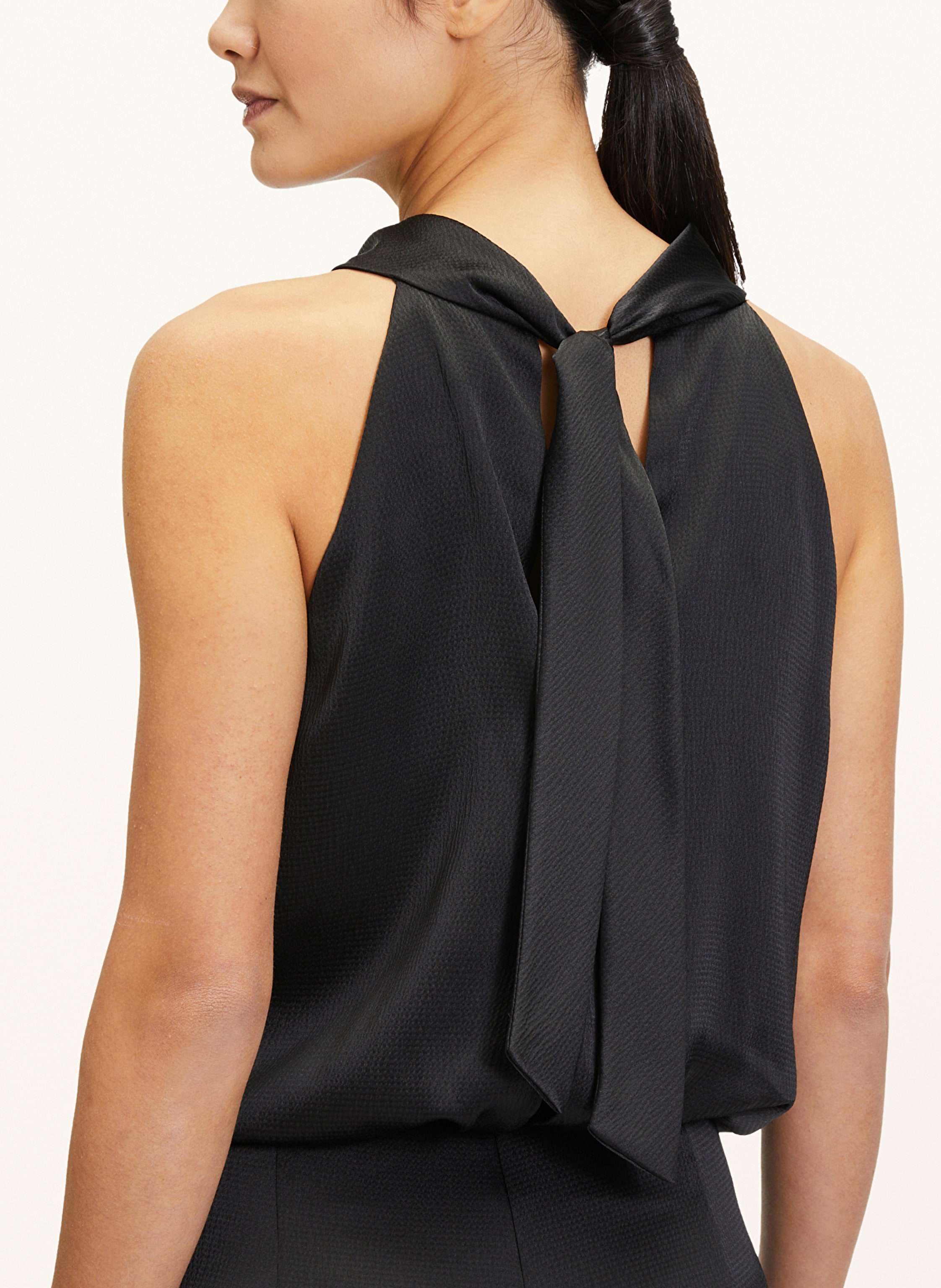 Thumbnail - V By Vera Mont Satin-Jumpsuit schwarz