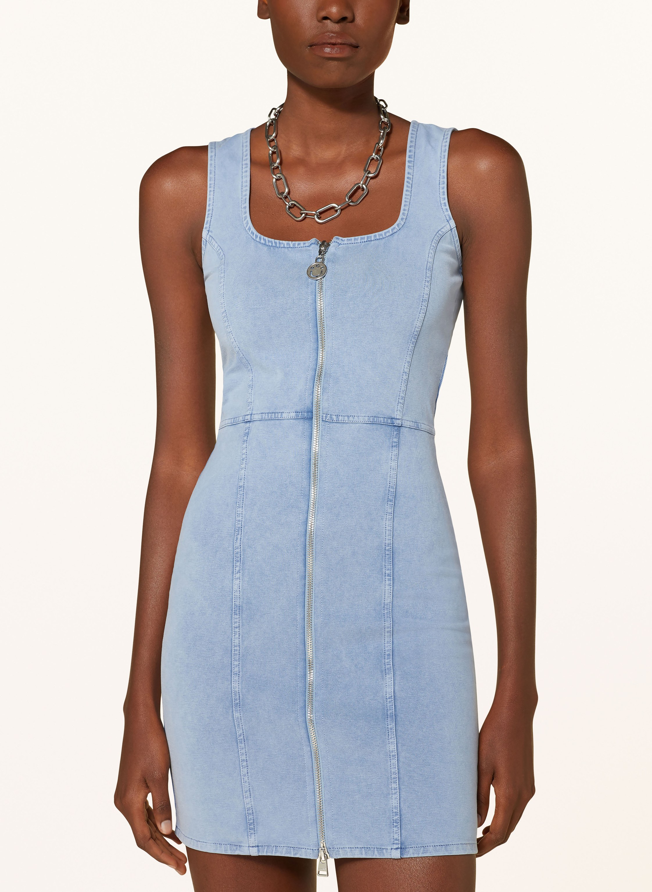 Thumbnail - Hugo Kleid Nelipa In Jeansoptik blau