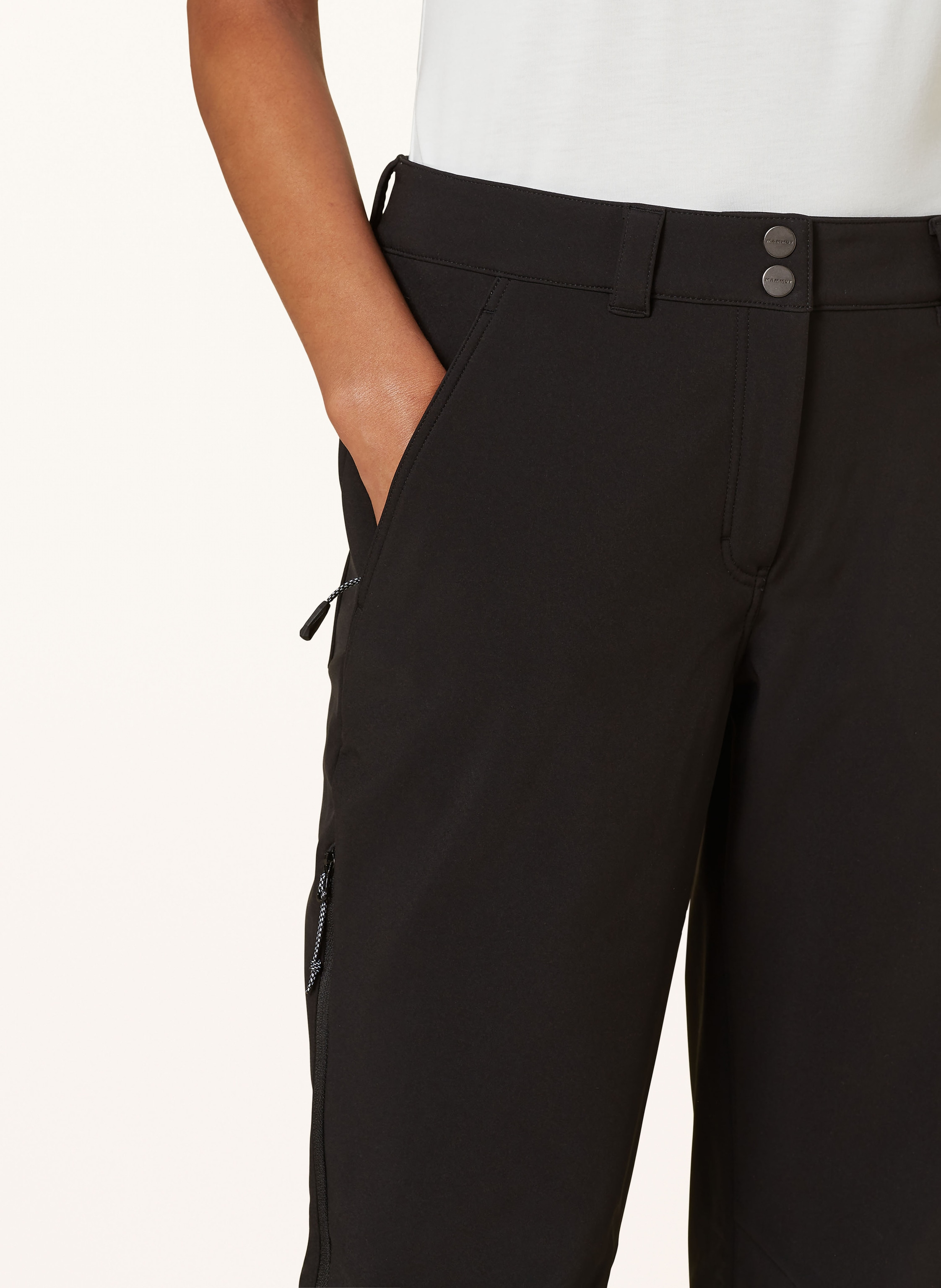 Thumbnail - Mammut Softshell-Hose Runbold Winter So schwarz