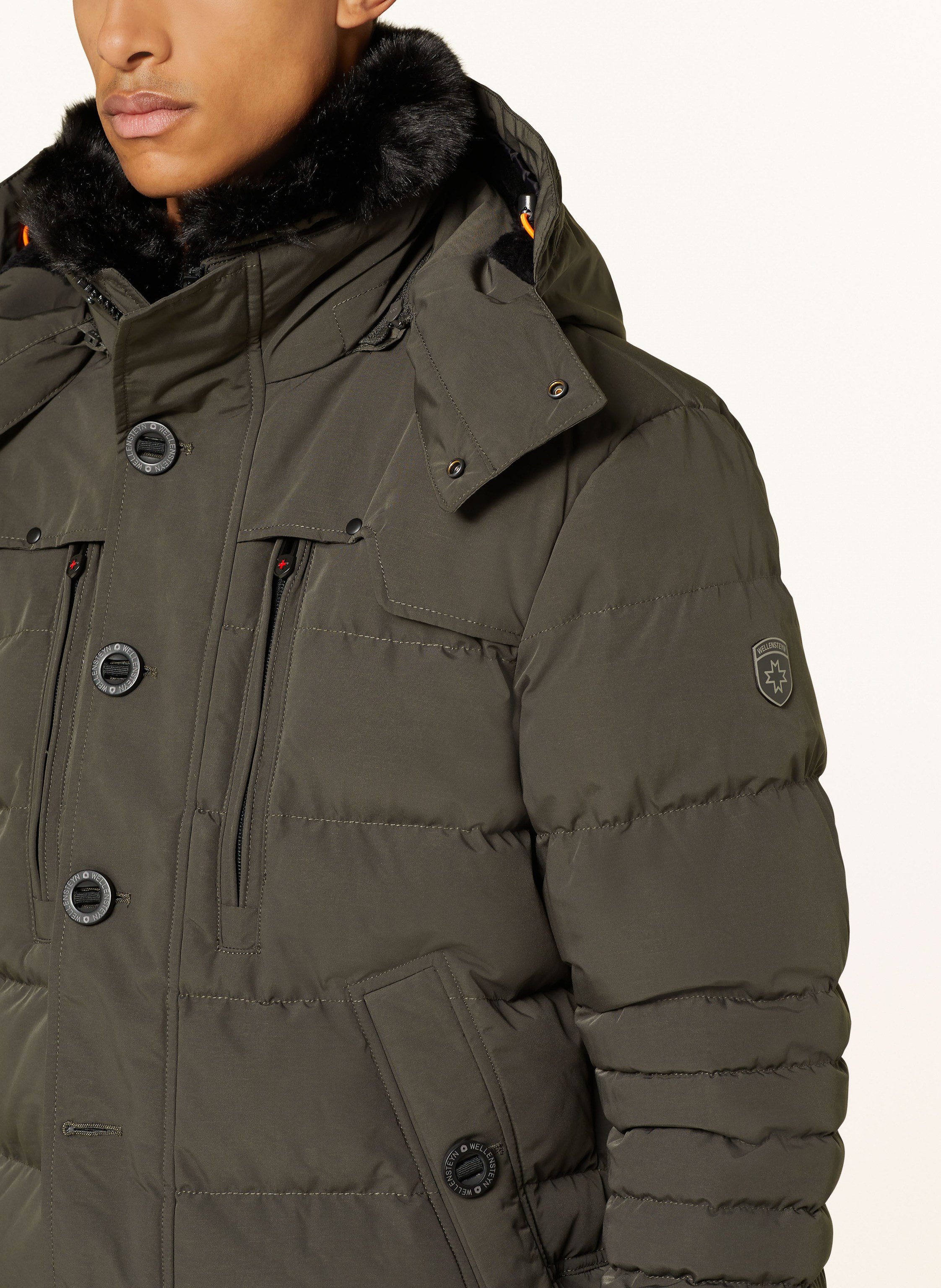 Thumbnail - Wellensteyn Steppjacke Starstream Mit Abnehmbarem Kragen Und Kapuze schwarz