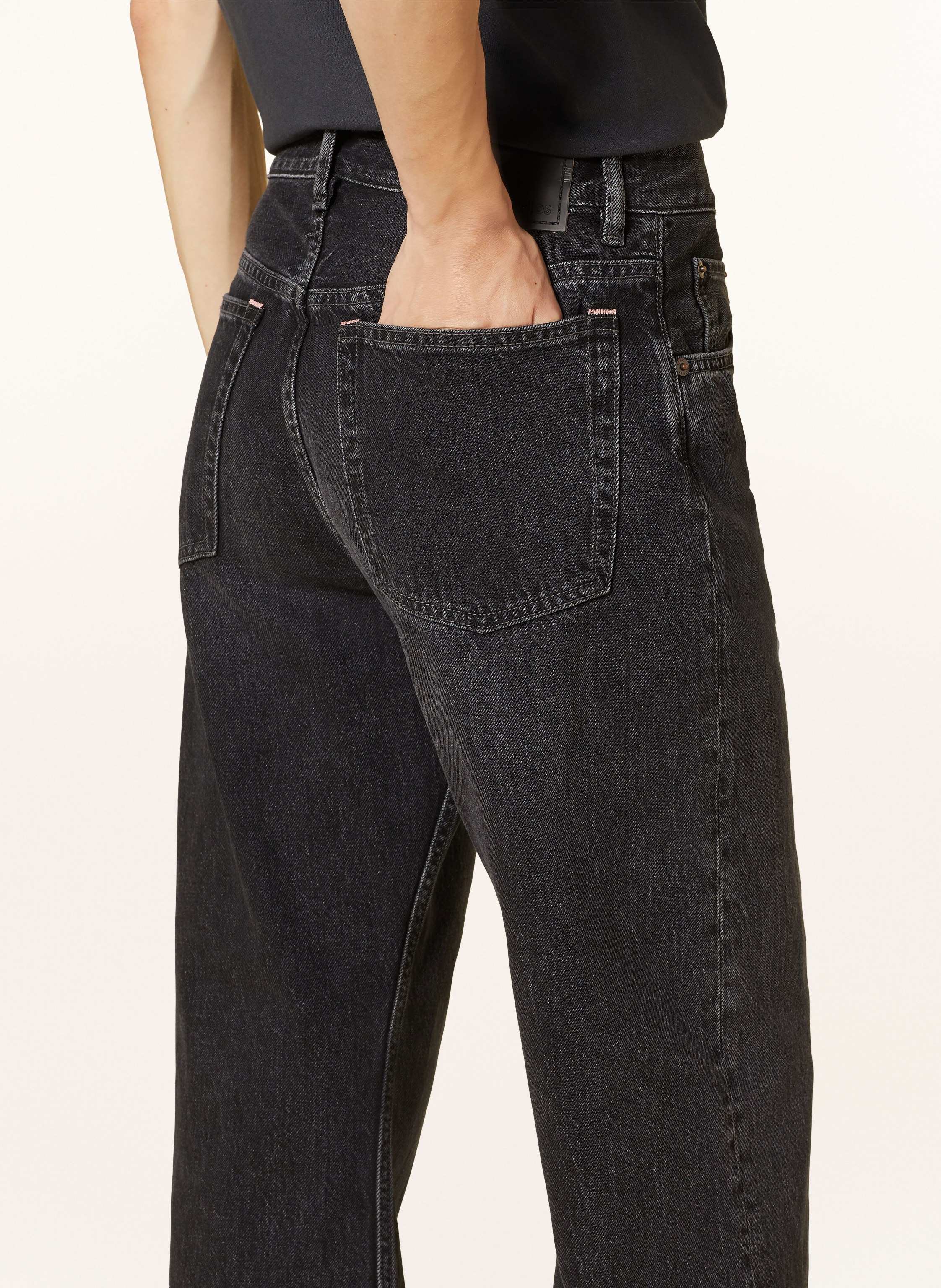 Thumbnail - Acne Studios Straight Jeans schwarz