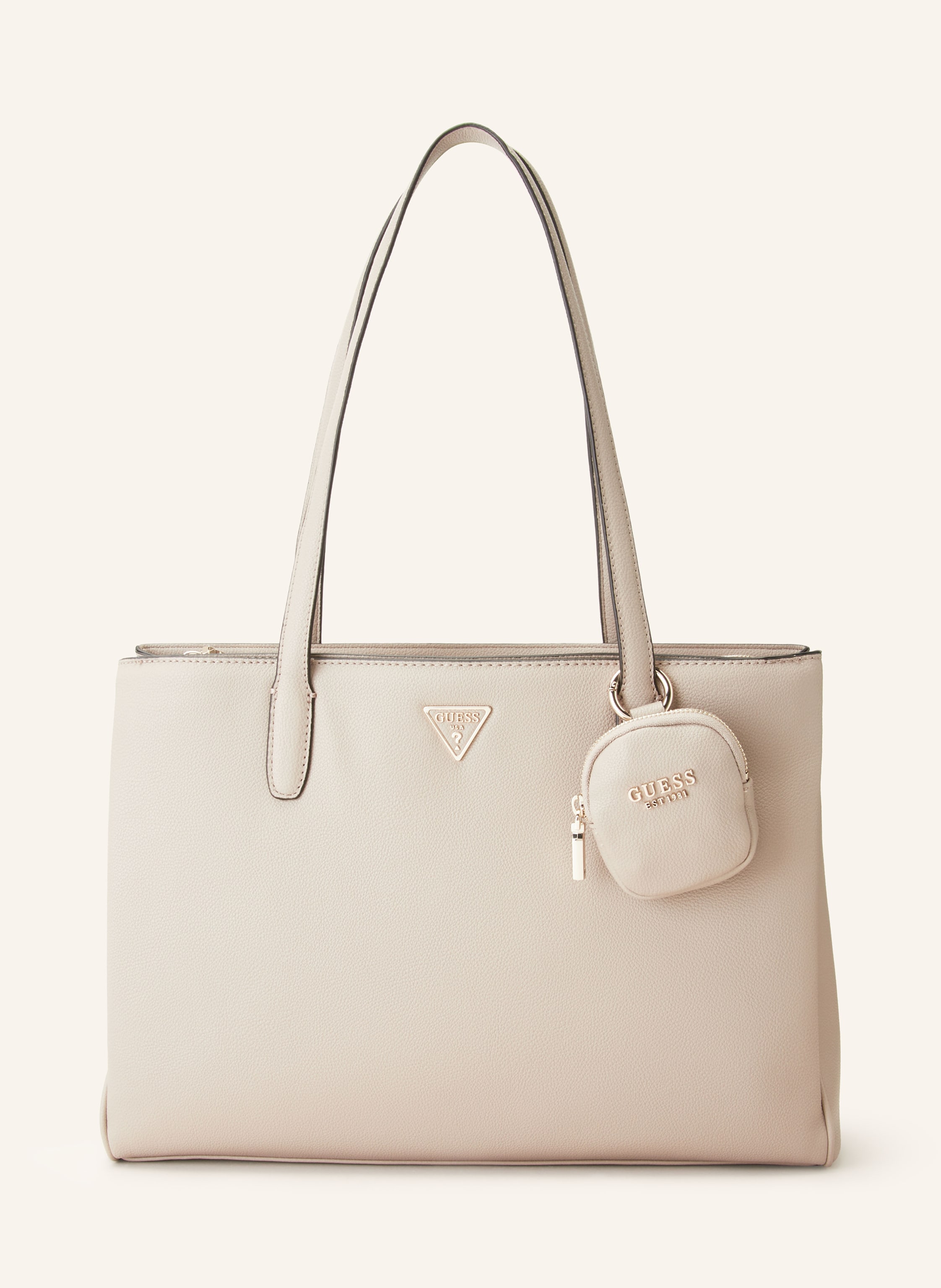 GUESS Shopper POWER PLAY mit Pouch in taupe