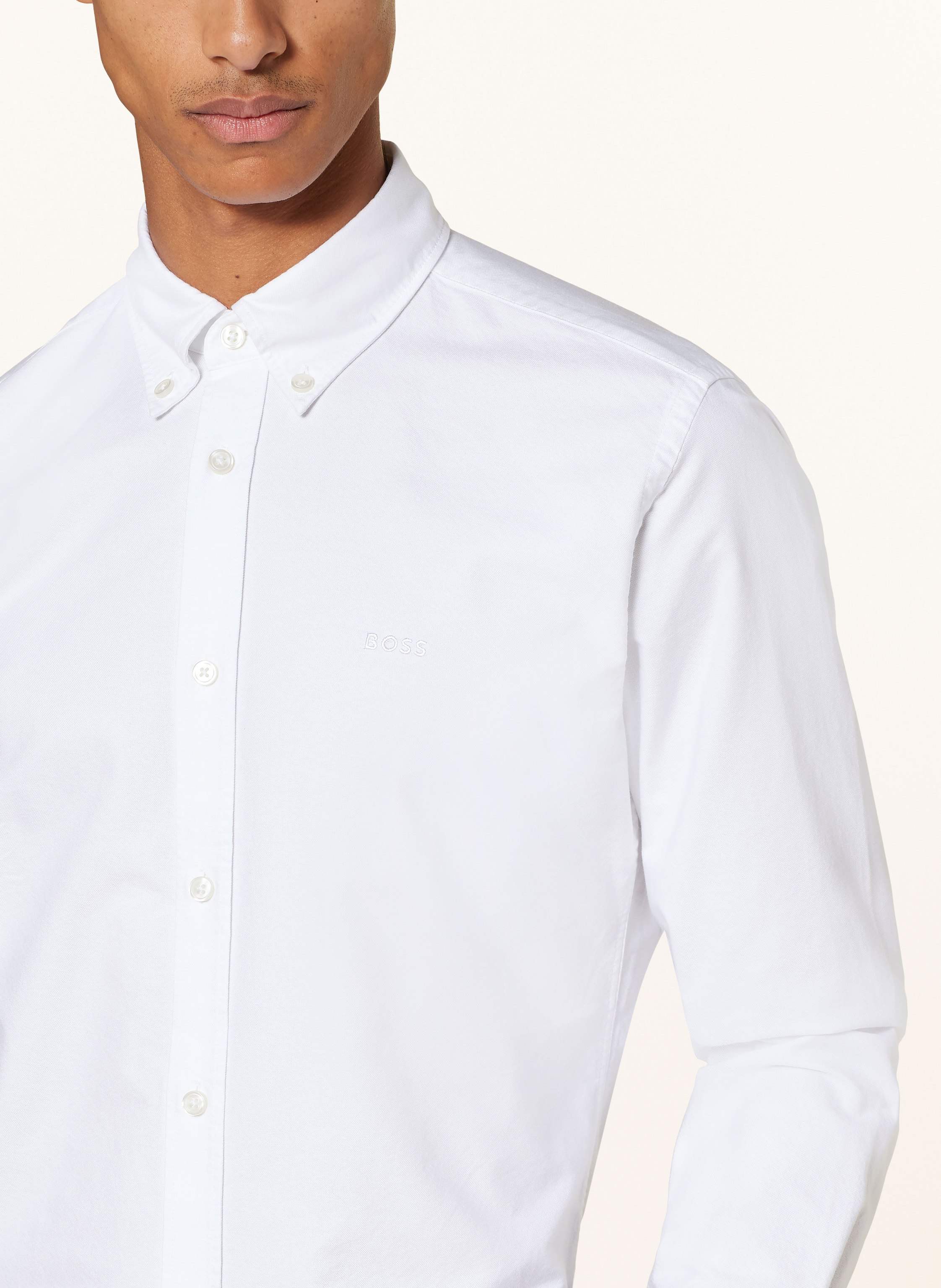 Thumbnail - Boss Hemd Roan Slim Fit weiss