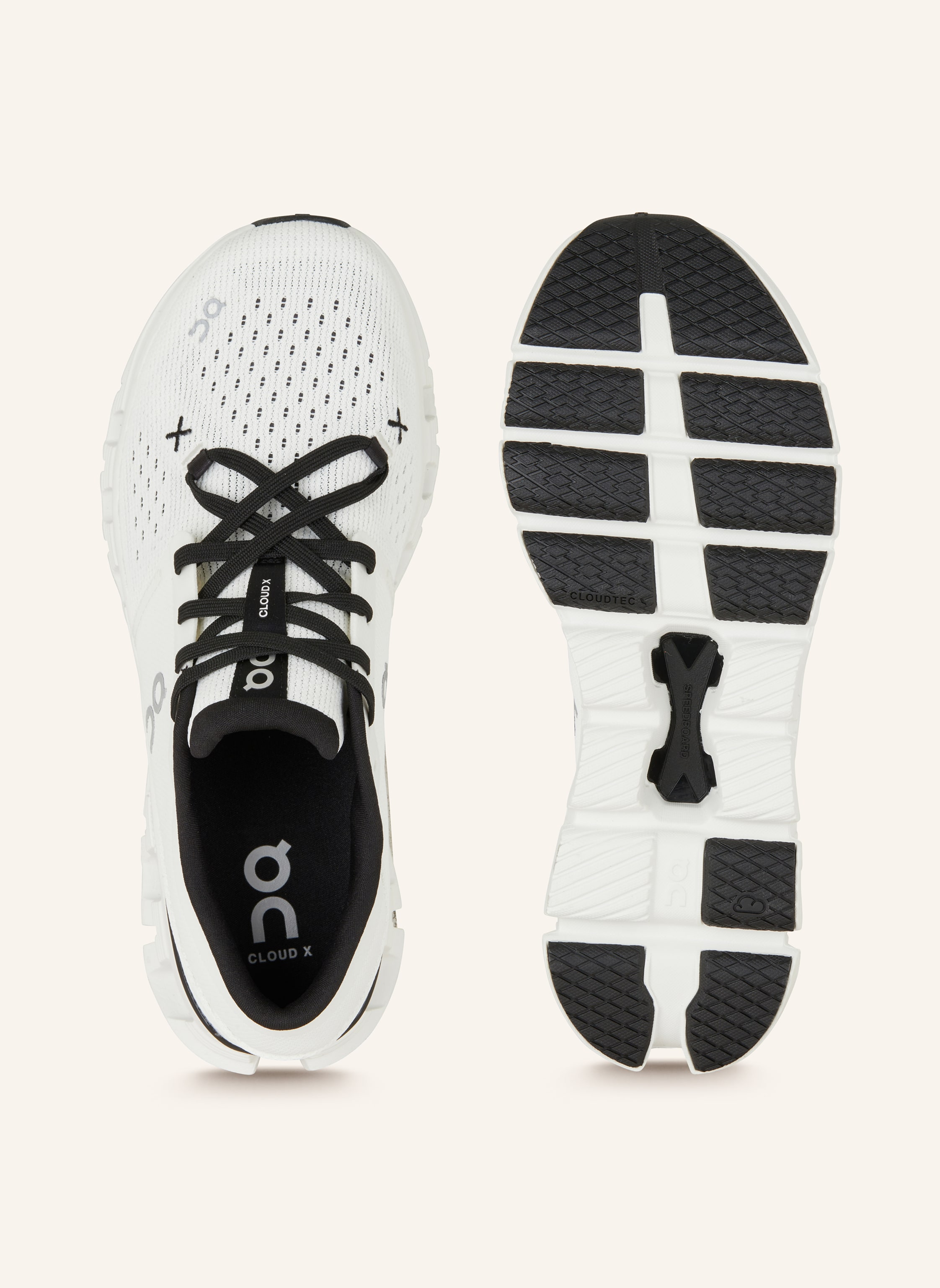 Thumbnail - On Fitnessschuhe Cloud x4 weiss