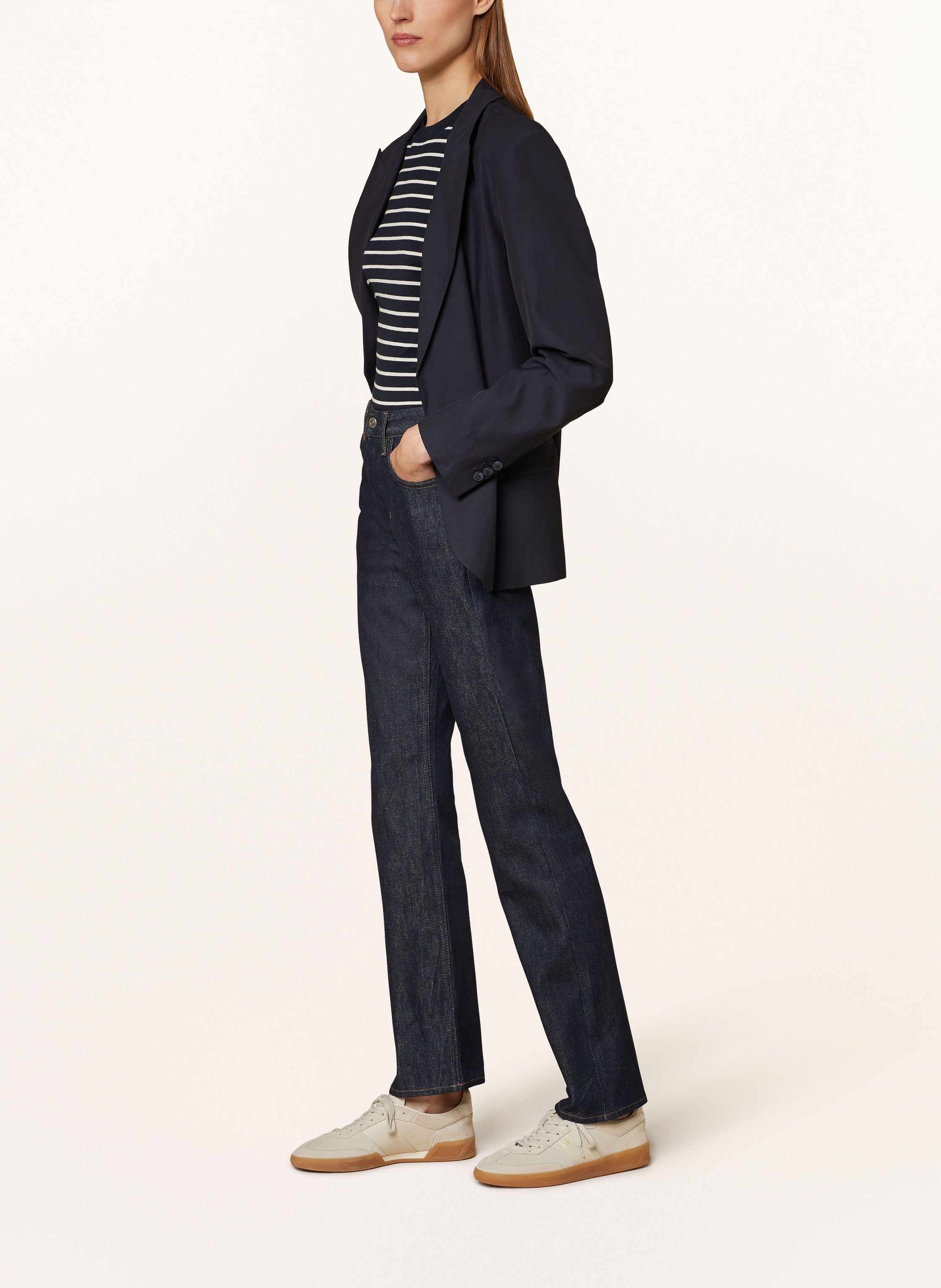 Thumbnail - Boss Straight Jeans Height blau