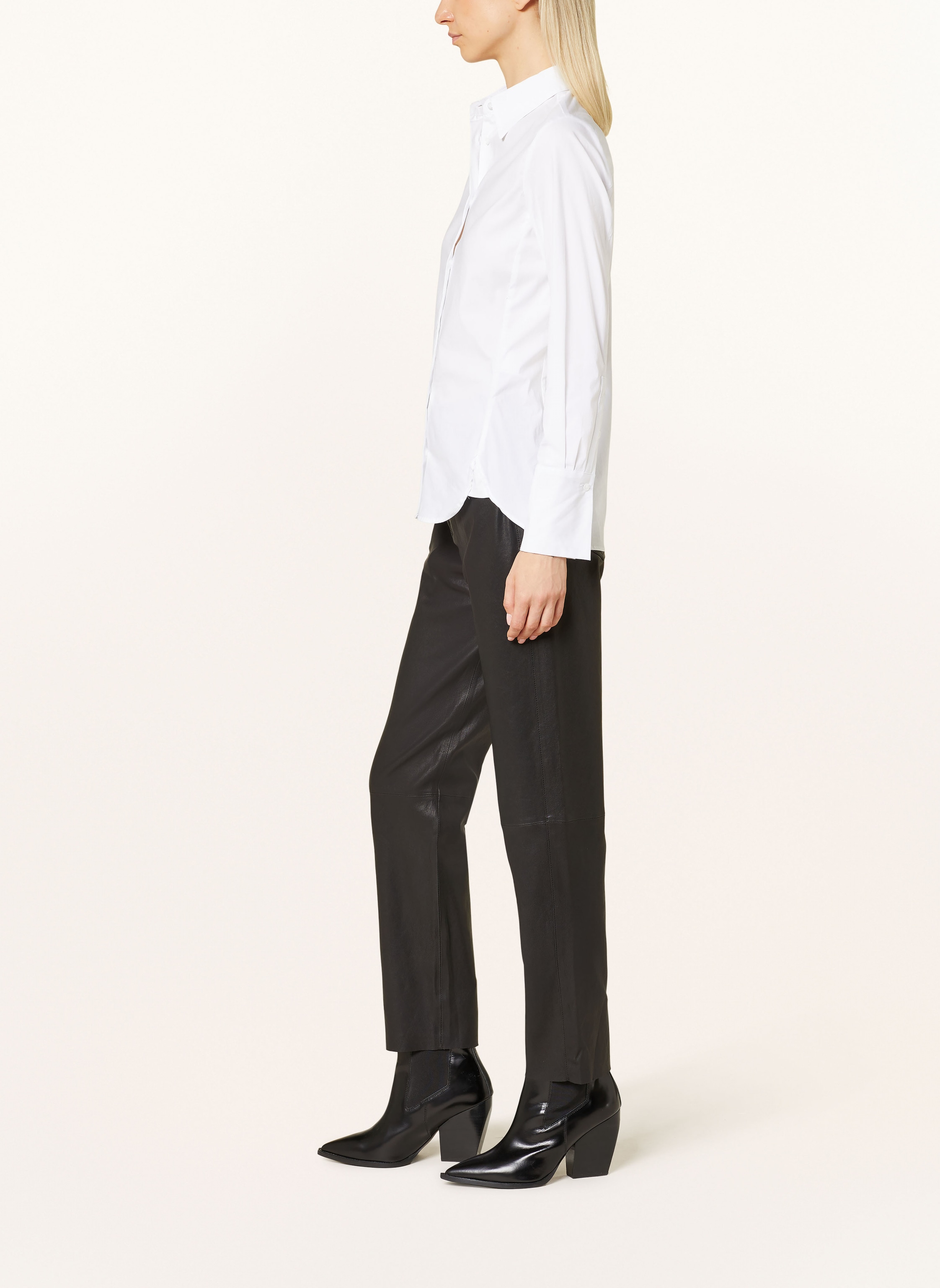 Thumbnail - Belstaff Lederhose Scandium schwarz