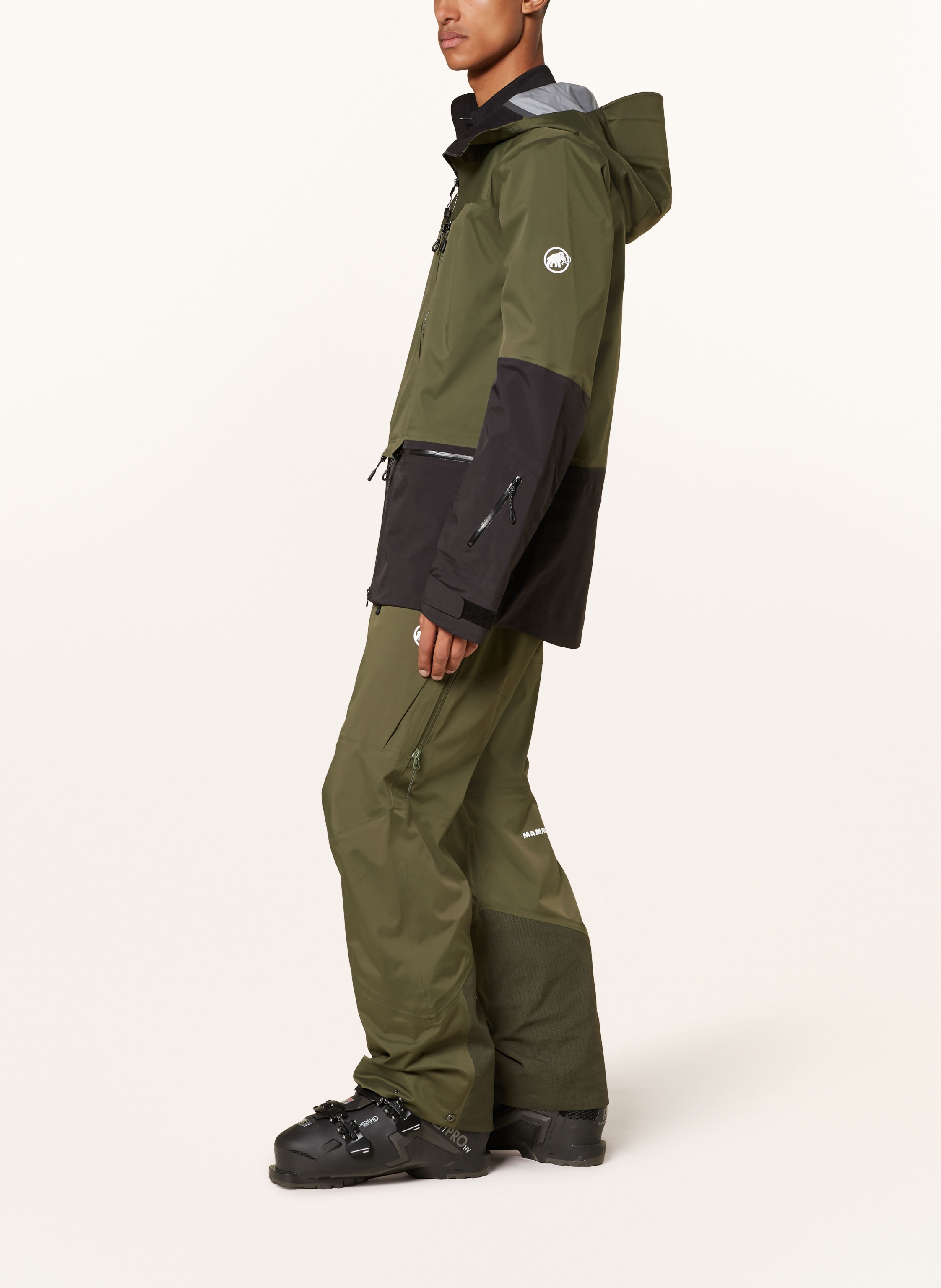 Thumbnail - Mammut Hardshell-Skijacke Haldigrat gruen