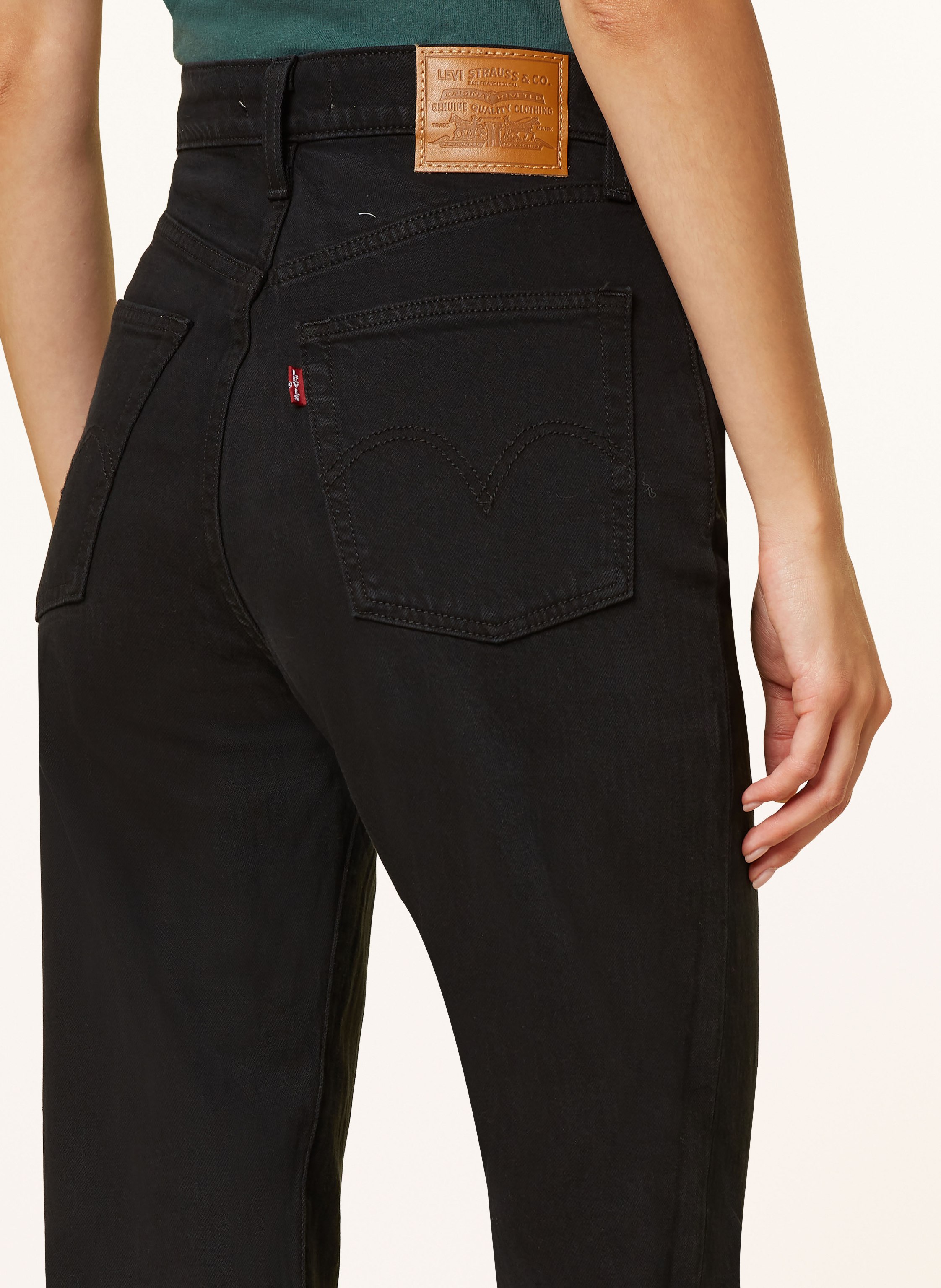 Thumbnail - Levi's® Straight Jeans Ribcage schwarz