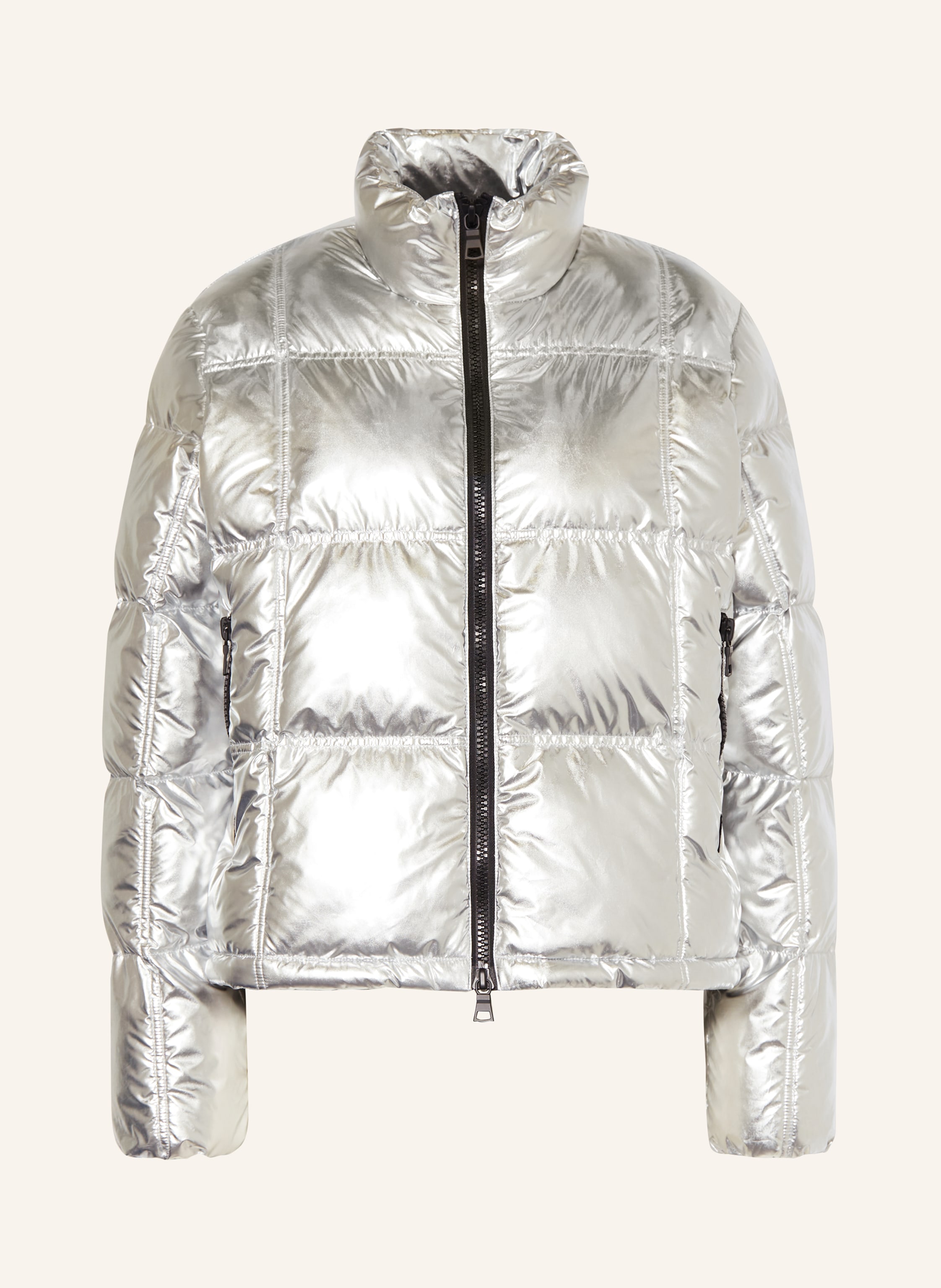 Como Steppjacke in silber