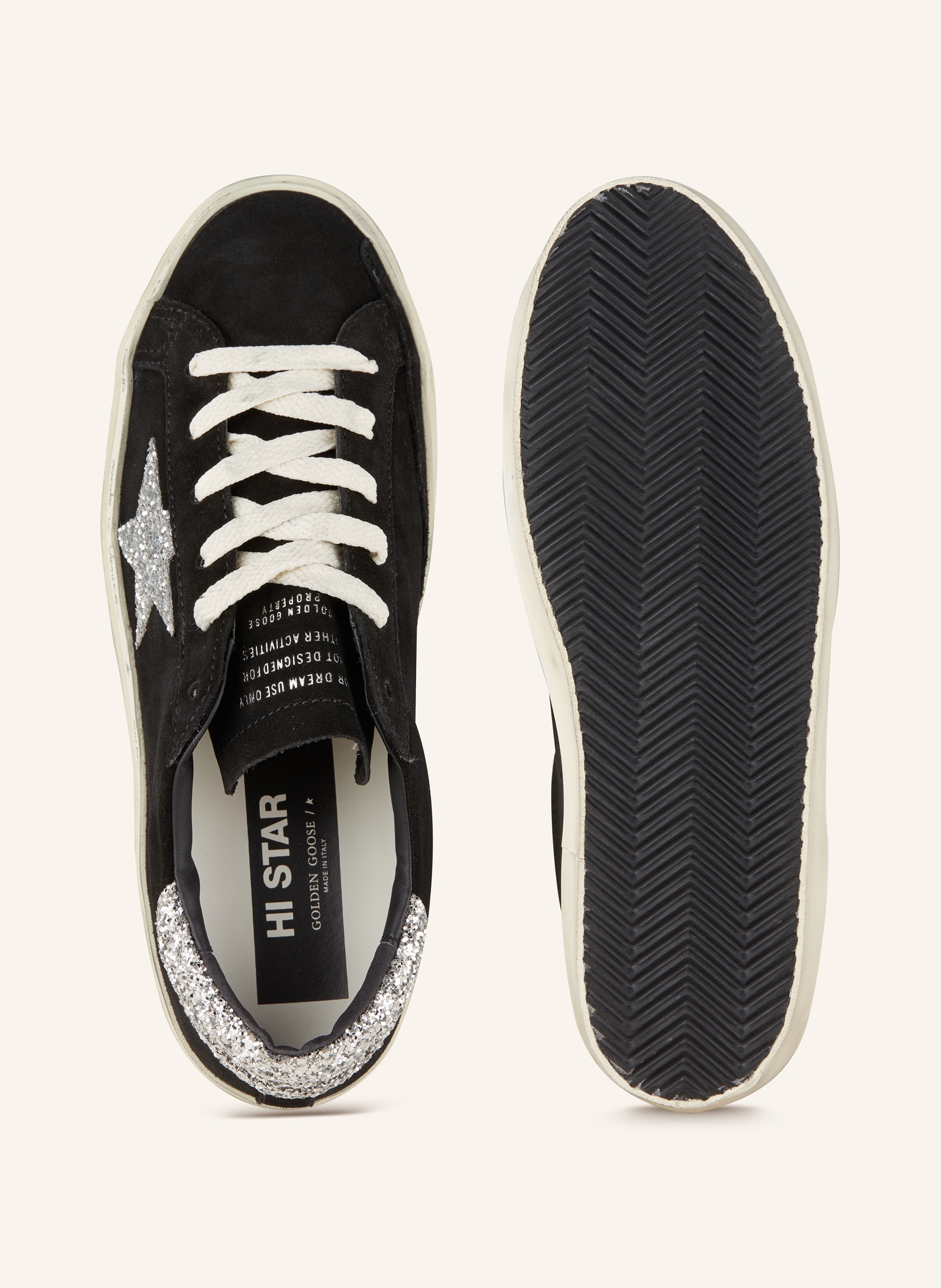 Thumbnail - Golden Goose Sneaker Hi Star schwarz