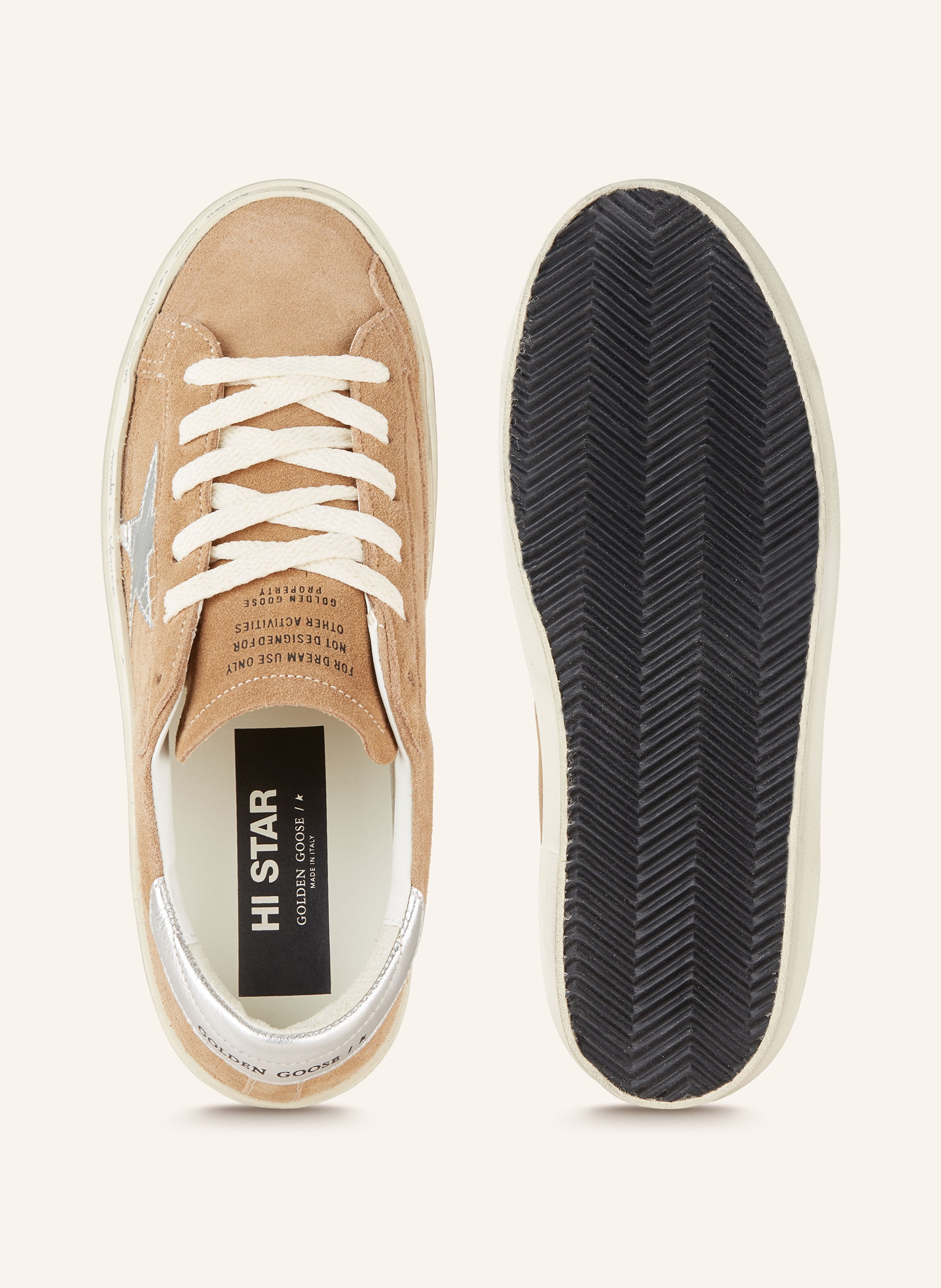 Thumbnail - Golden Goose Sneaker Hi Star braun