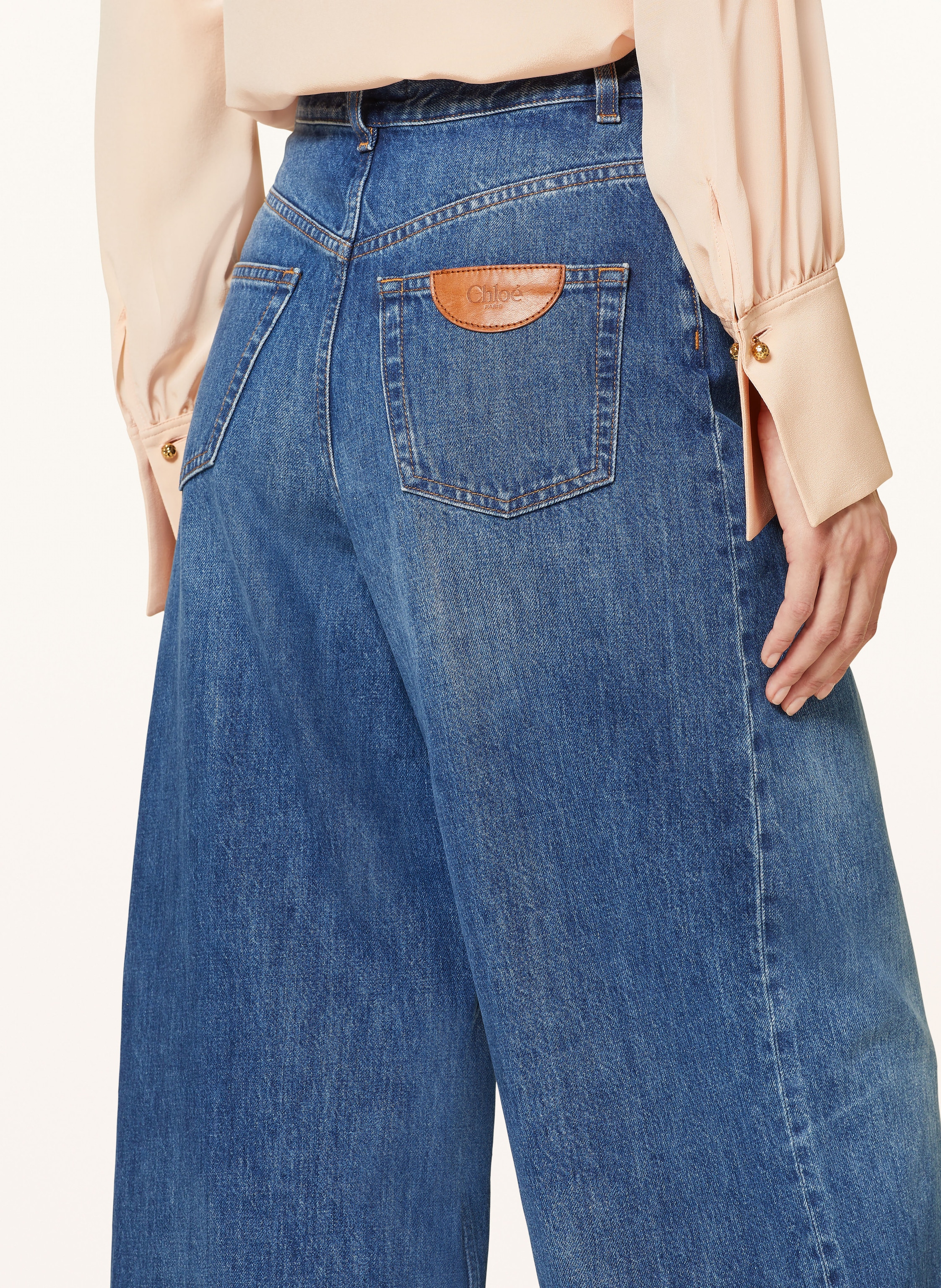 Thumbnail - Chloé Bootcut Jeans blau