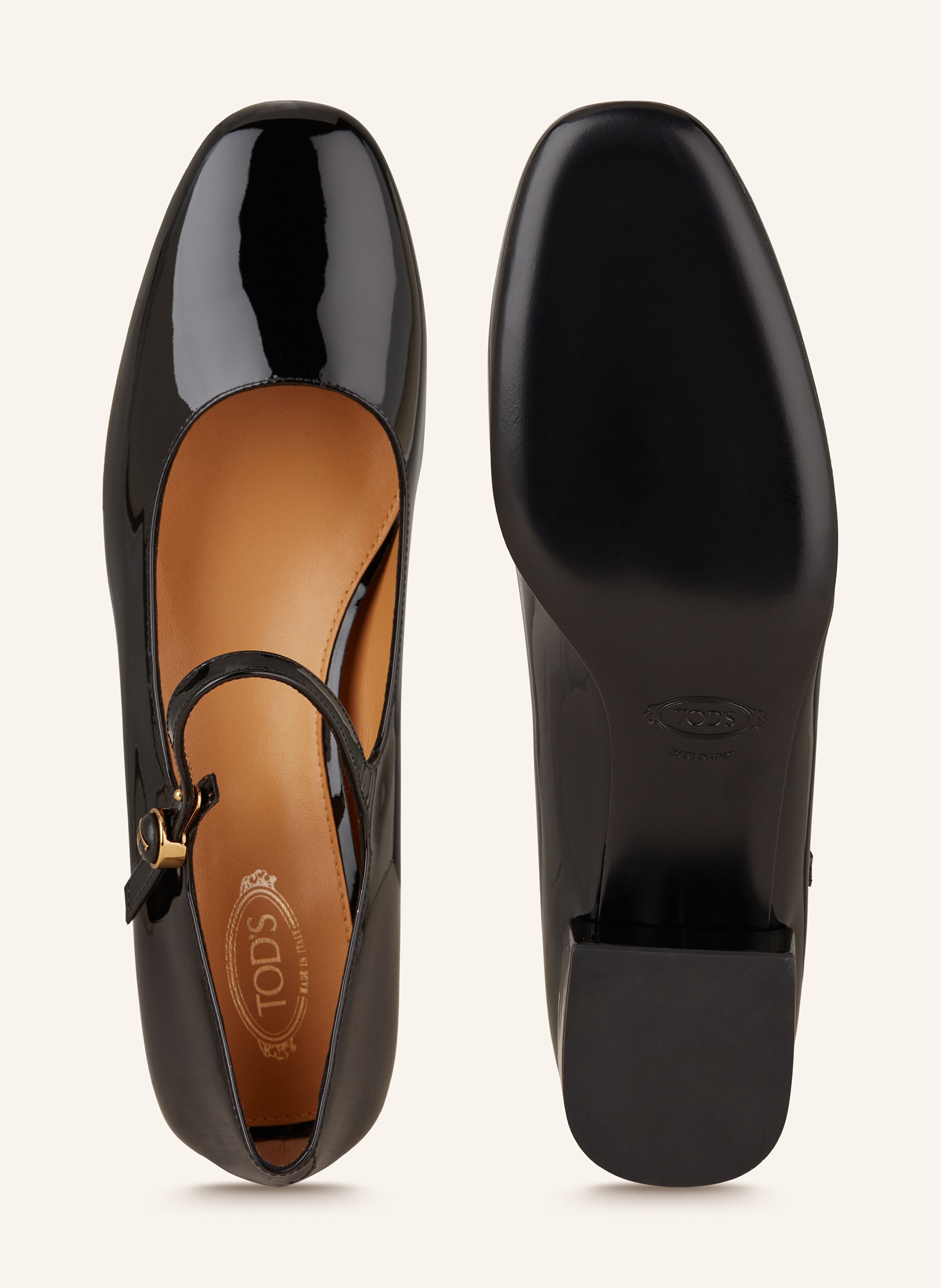 Thumbnail - Tod's Mary-Jane-Pumps schwarz
