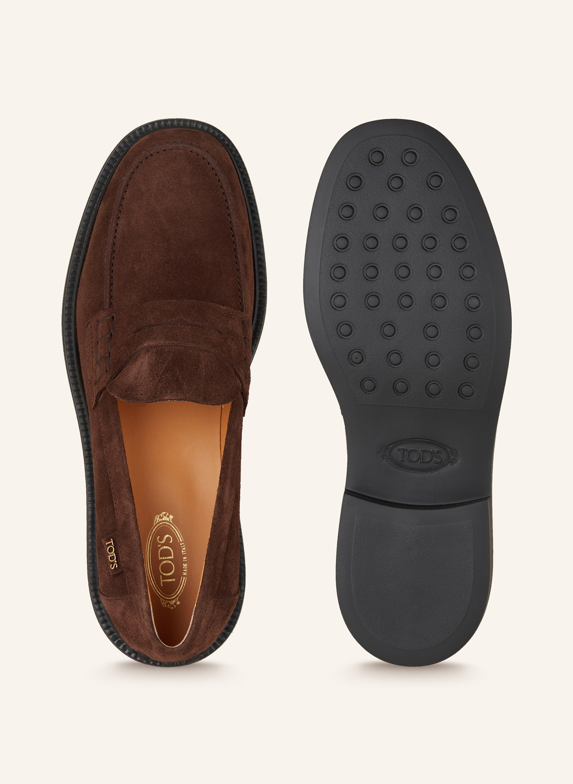 Thumbnail - Tod's Penny-Loafer braun