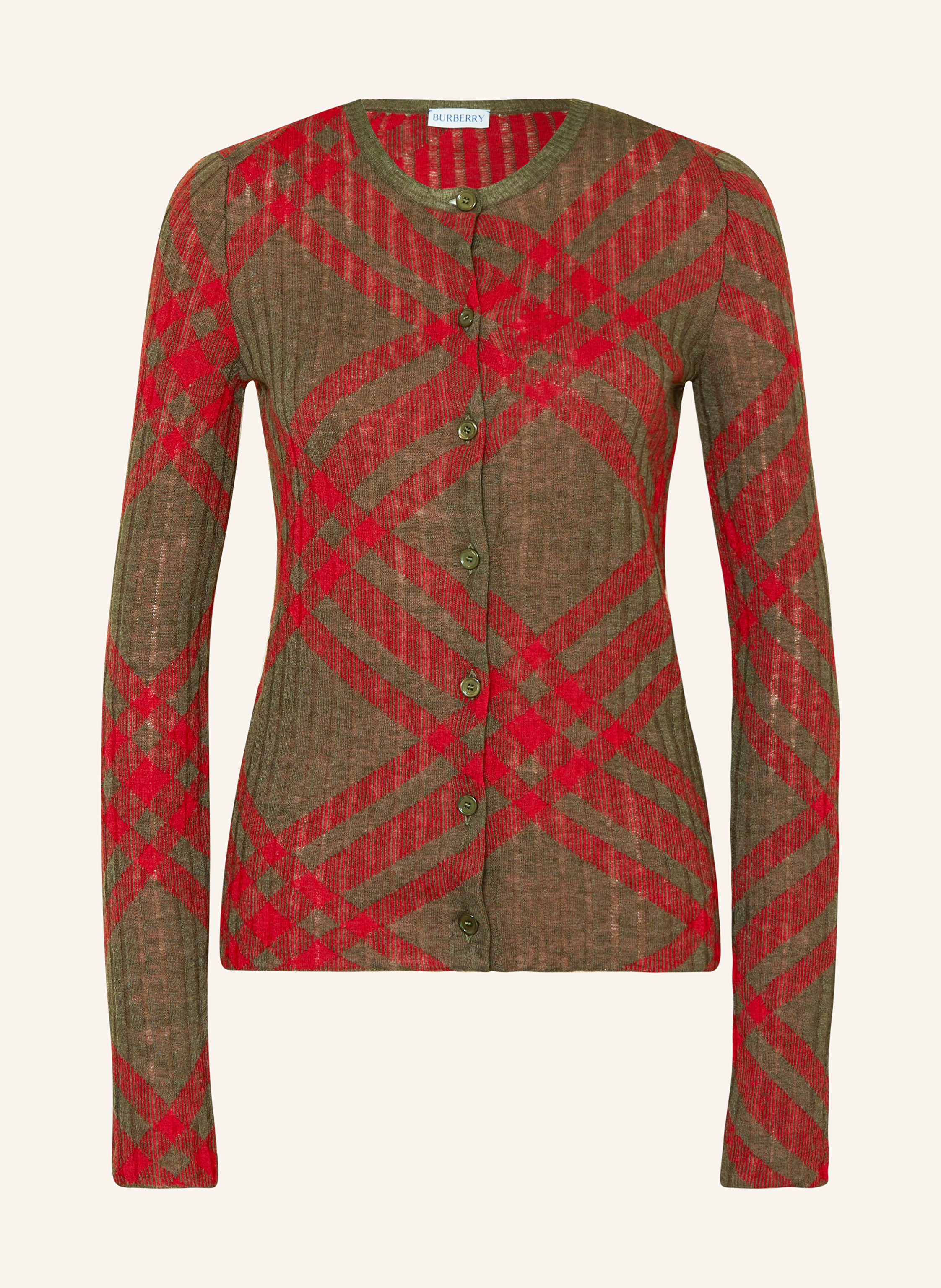 Red burberry sweater 2025