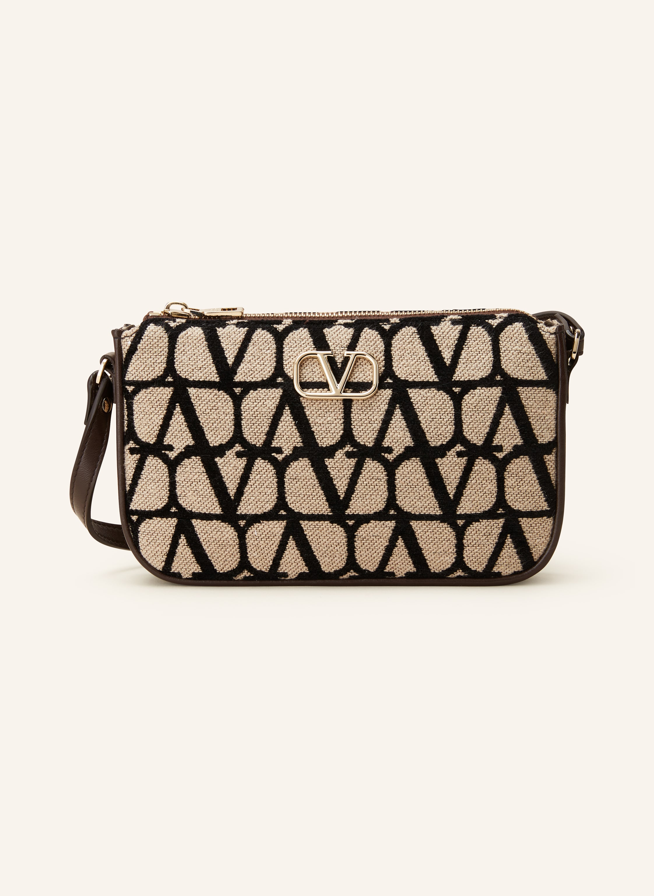 VALENTINO GARAVANI Crossbody bag VLOGO SIGNATURE in cream black