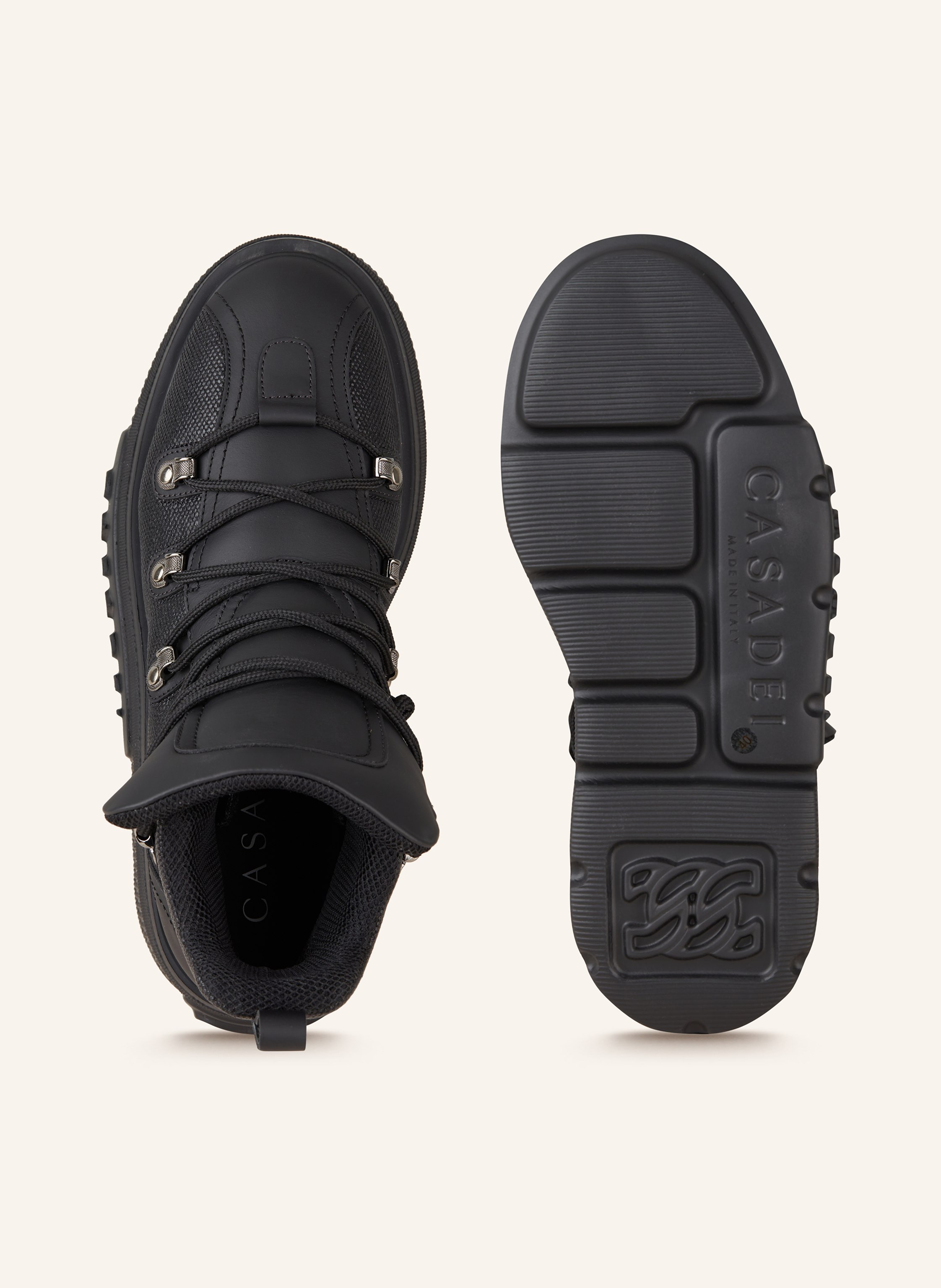 Thumbnail - Casadei Schnürboots Nexus schwarz