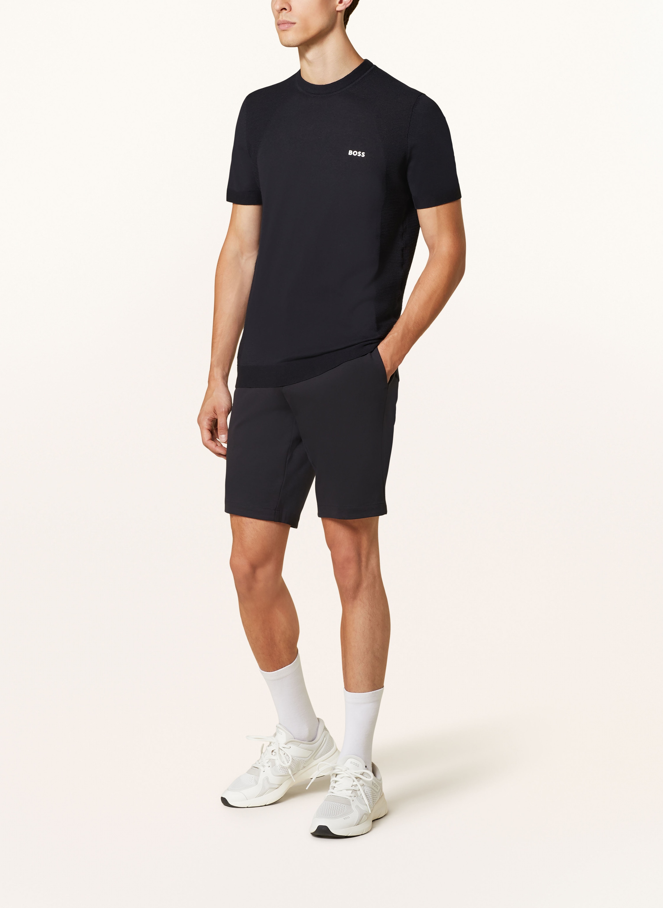 Thumbnail - Boss Strickshirt Momentum_Lite blau