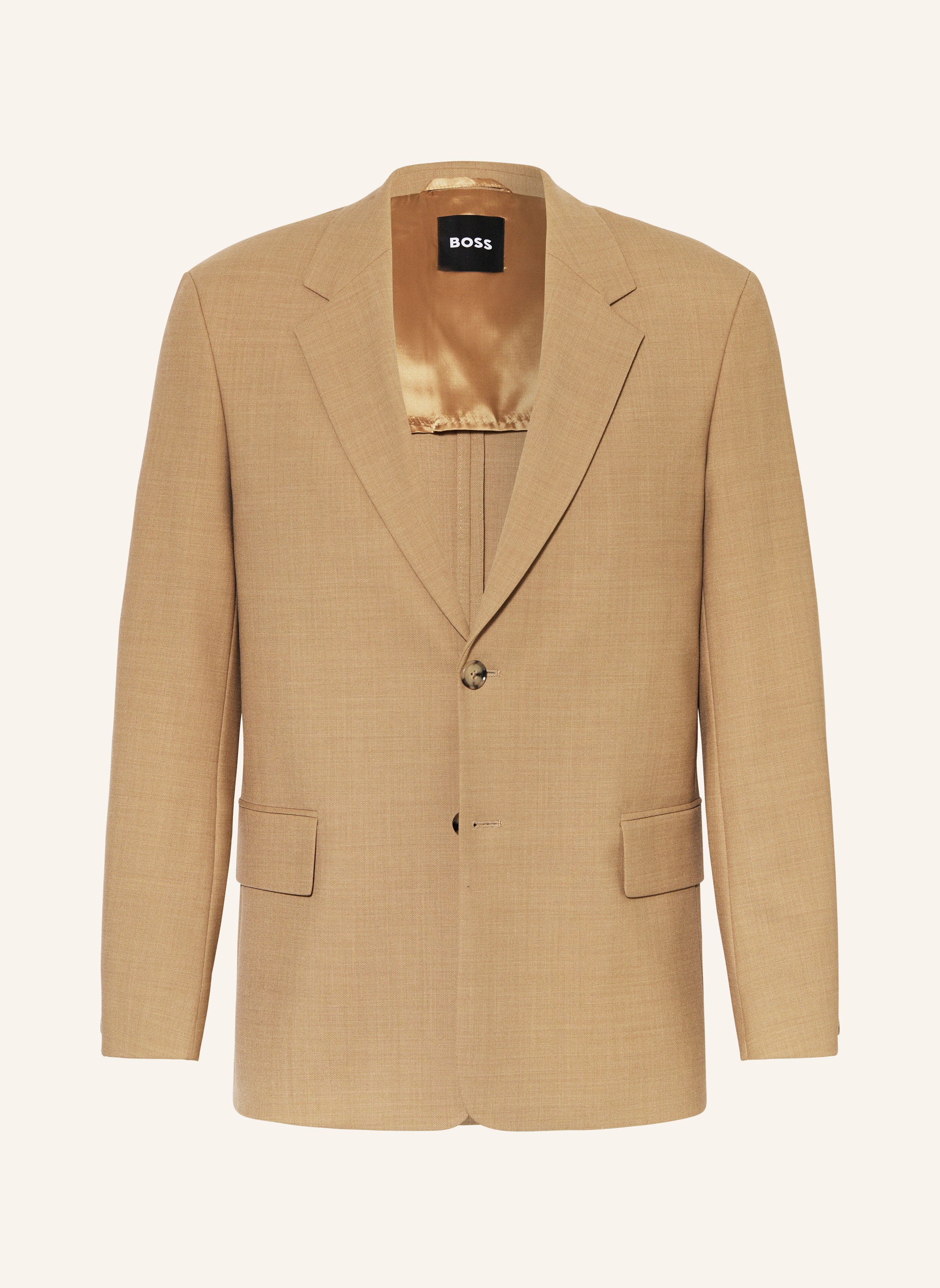 Preisvergleich für Boss Anzugsakko Cris Relaxed Fit beige, aus 