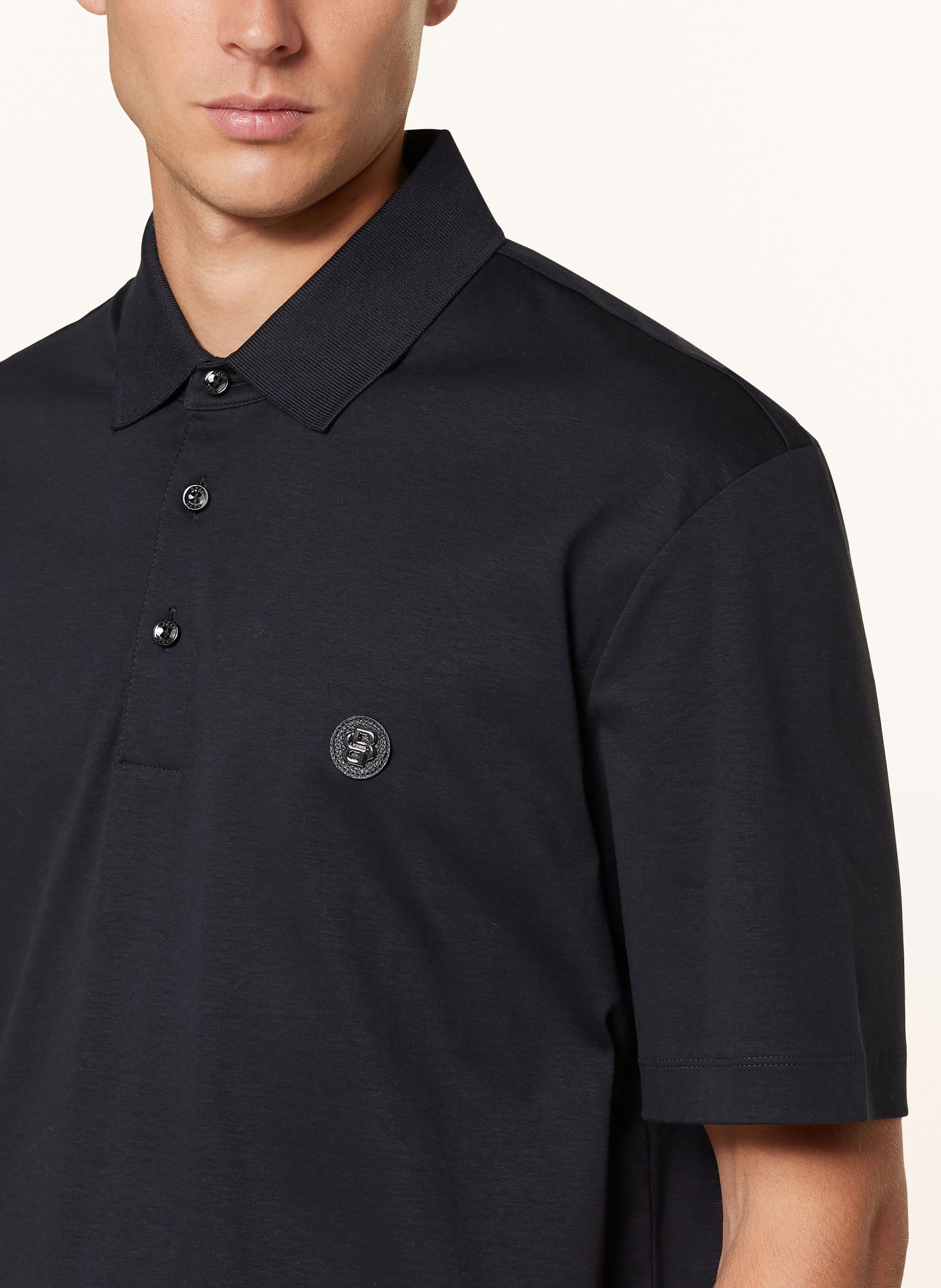 Thumbnail - Boss Jersey-Poloshirt Parris blau