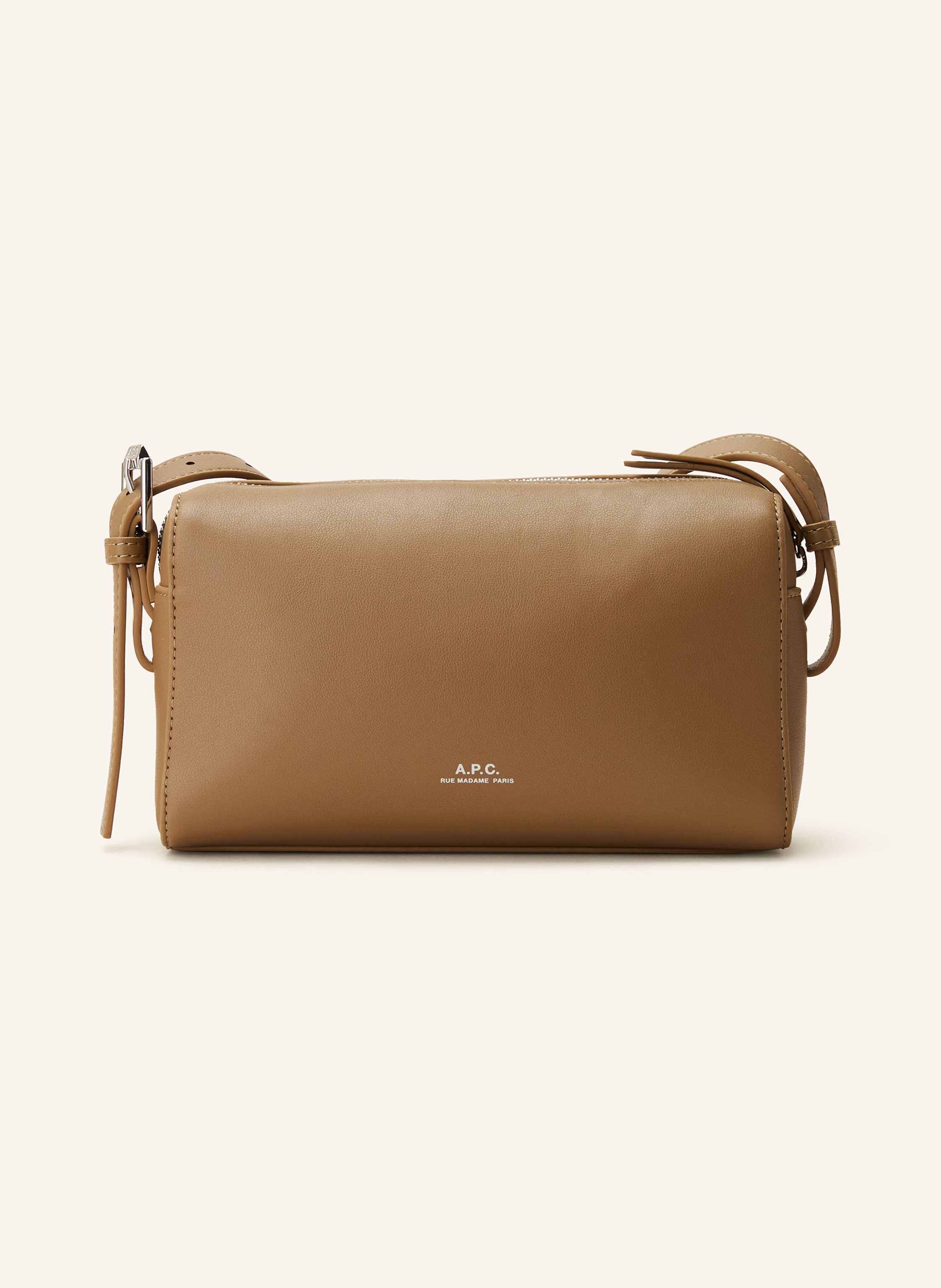 Oroton Margot Drum Bag Crossbody Bag NINO In Khaki