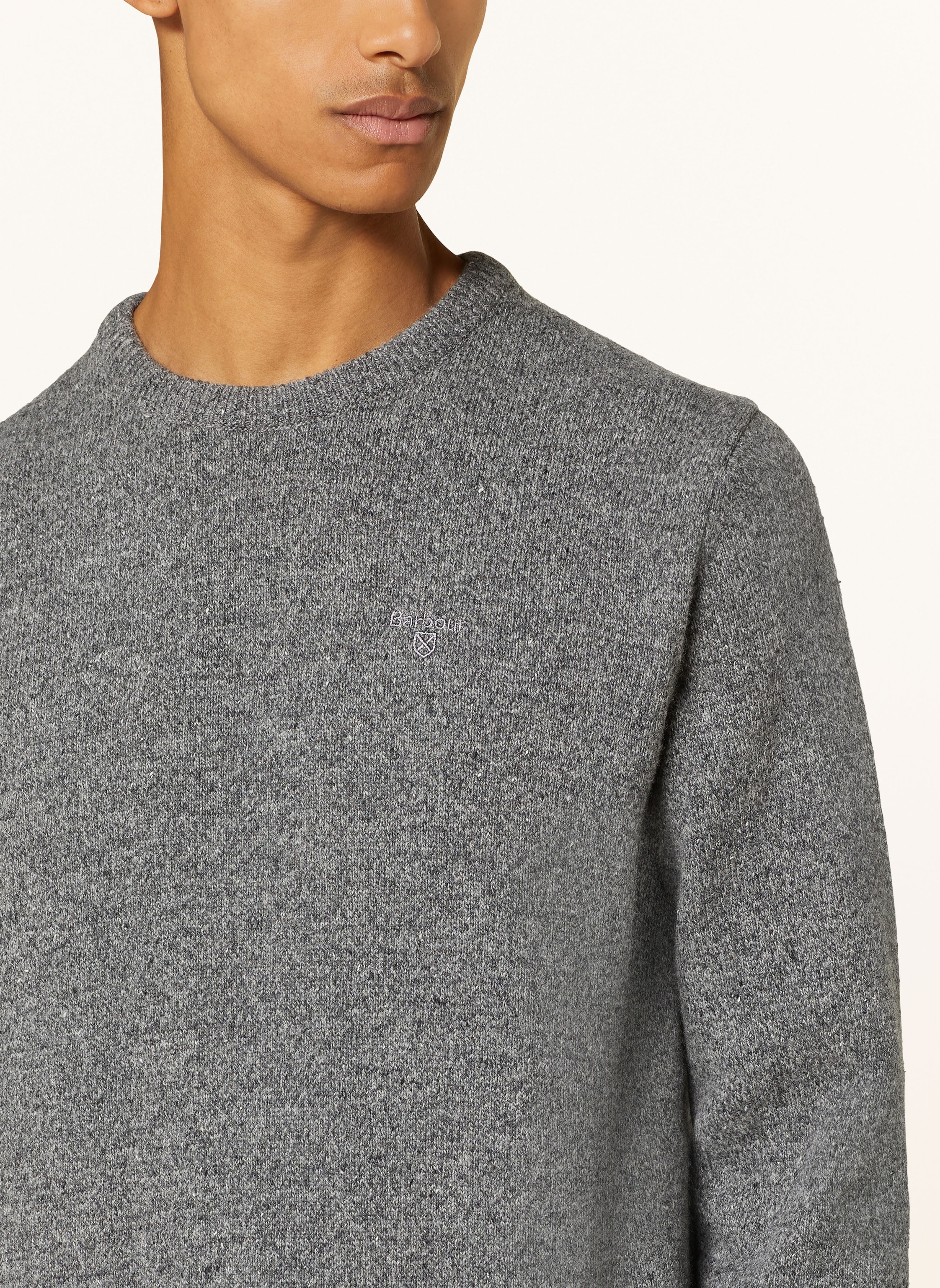 Thumbnail - Barbour Pullover grau