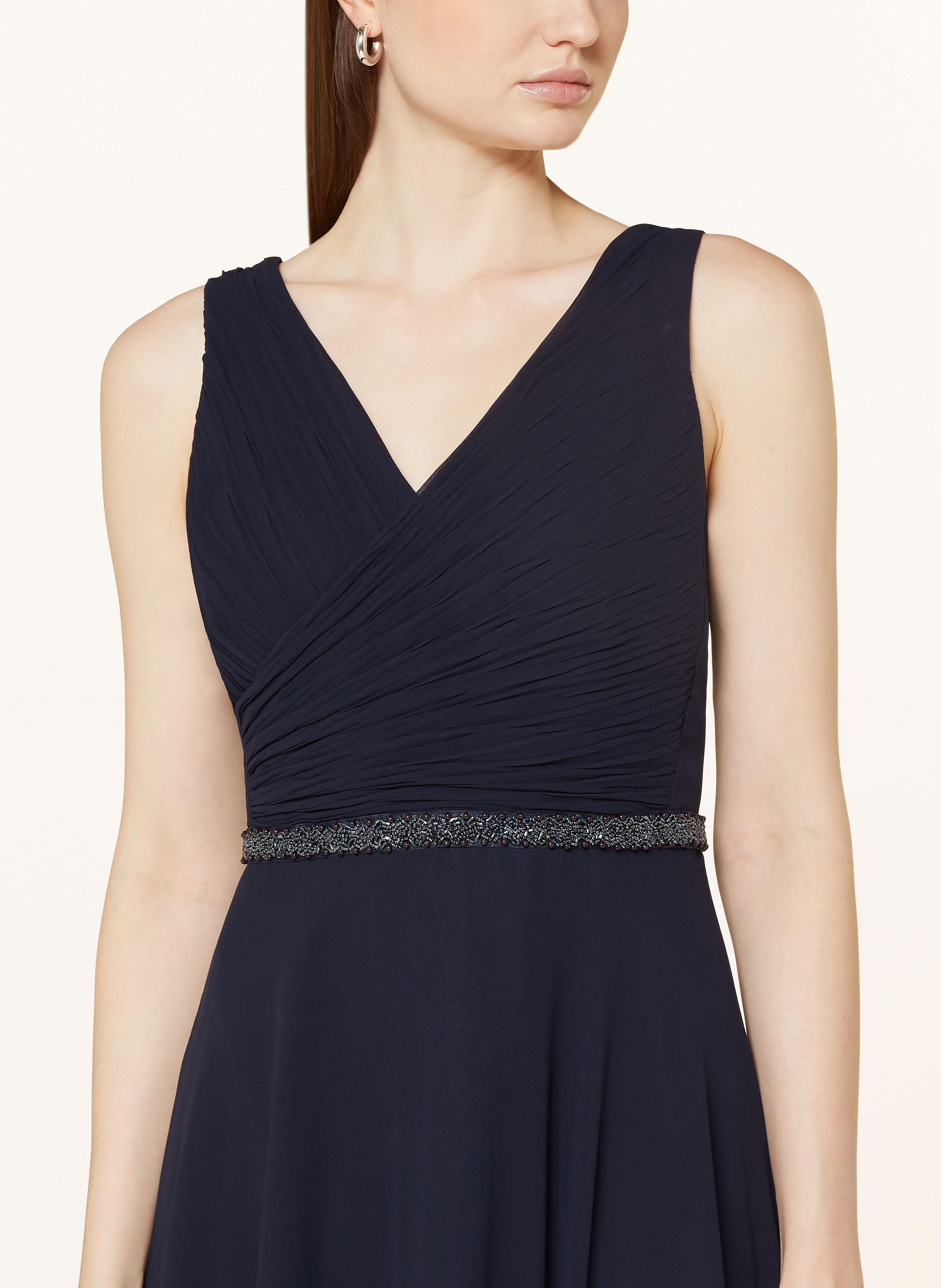 Thumbnail - Vera Mont Abendkleid Mit Schmuckperlen blau