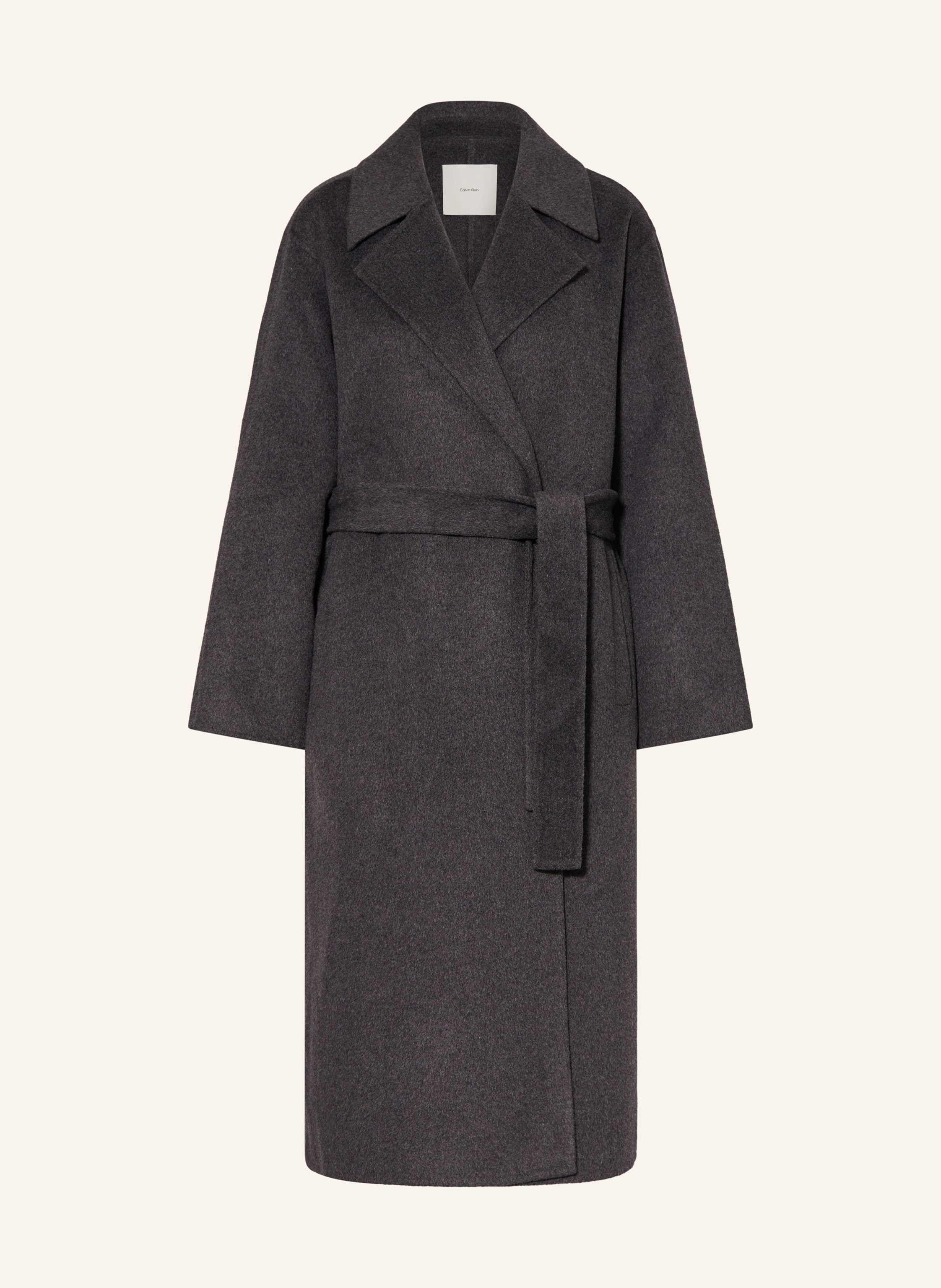 Calvin Klein Oversized-Mantel in dunkelgrau
