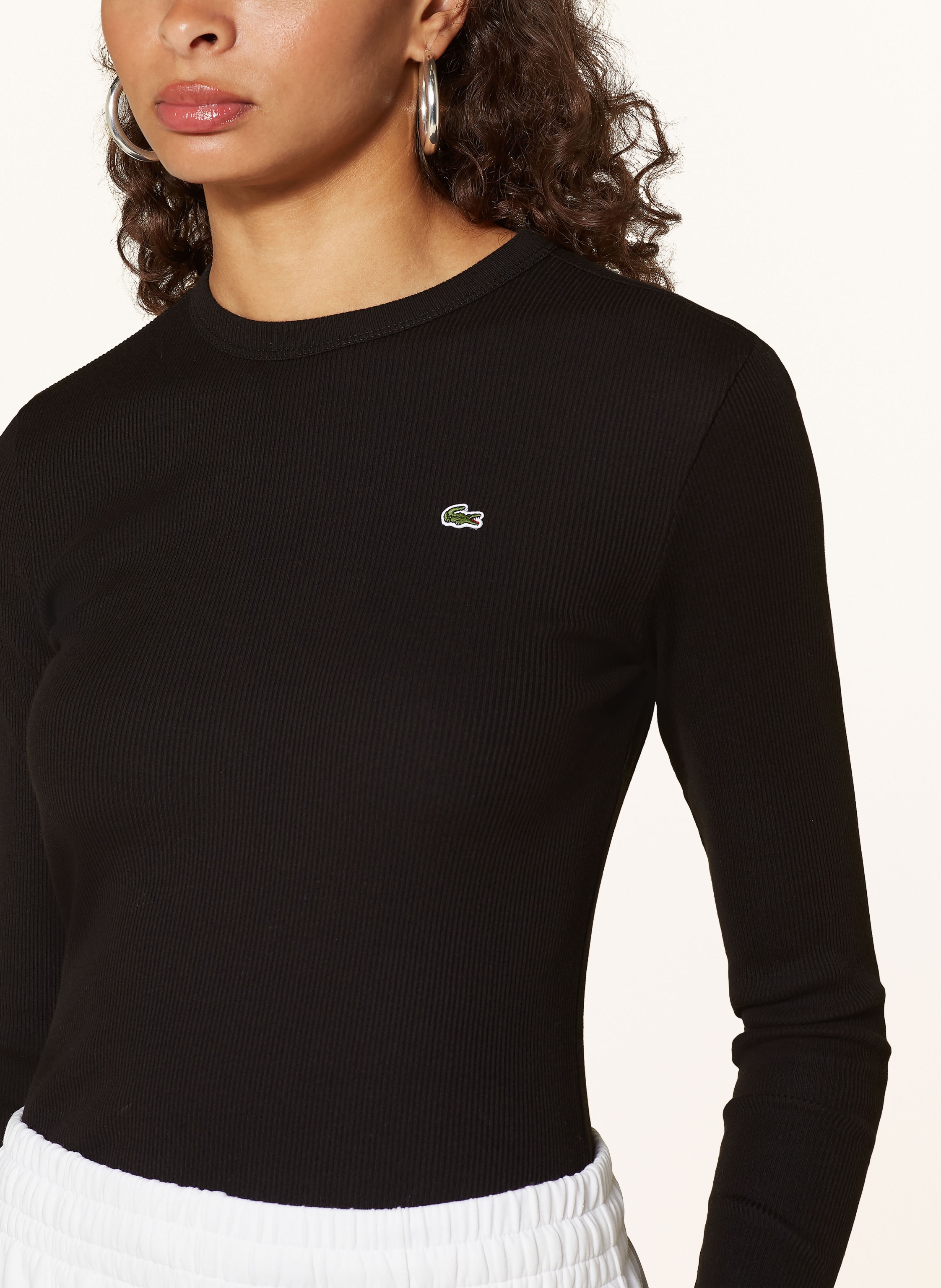 Thumbnail - Lacoste Longsleeve schwarz