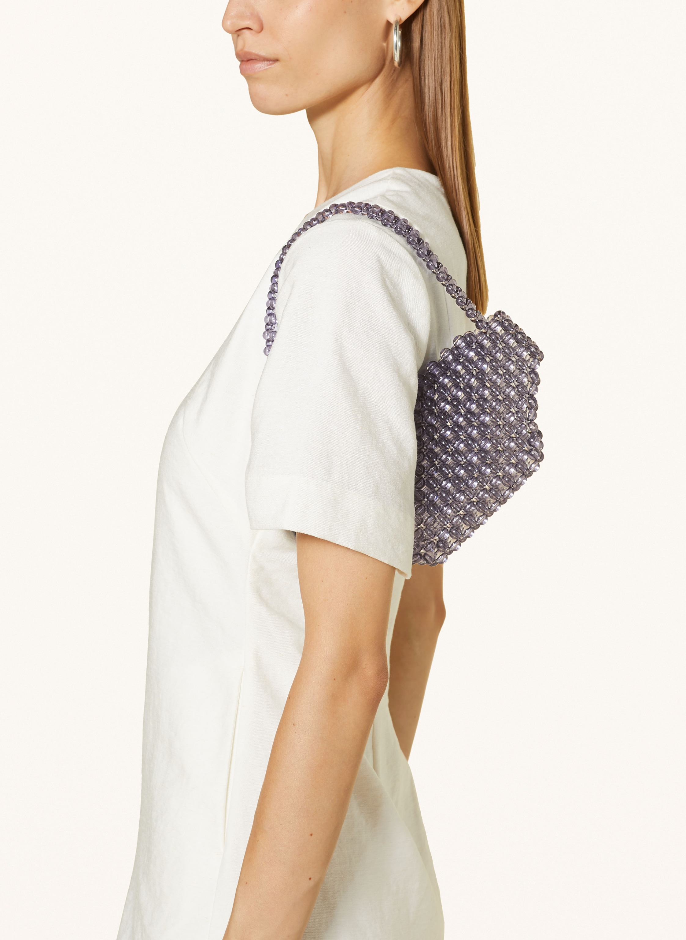 Thumbnail - 0711 Tbilisi Handtasche Cora Aus Schmuckperlen blau