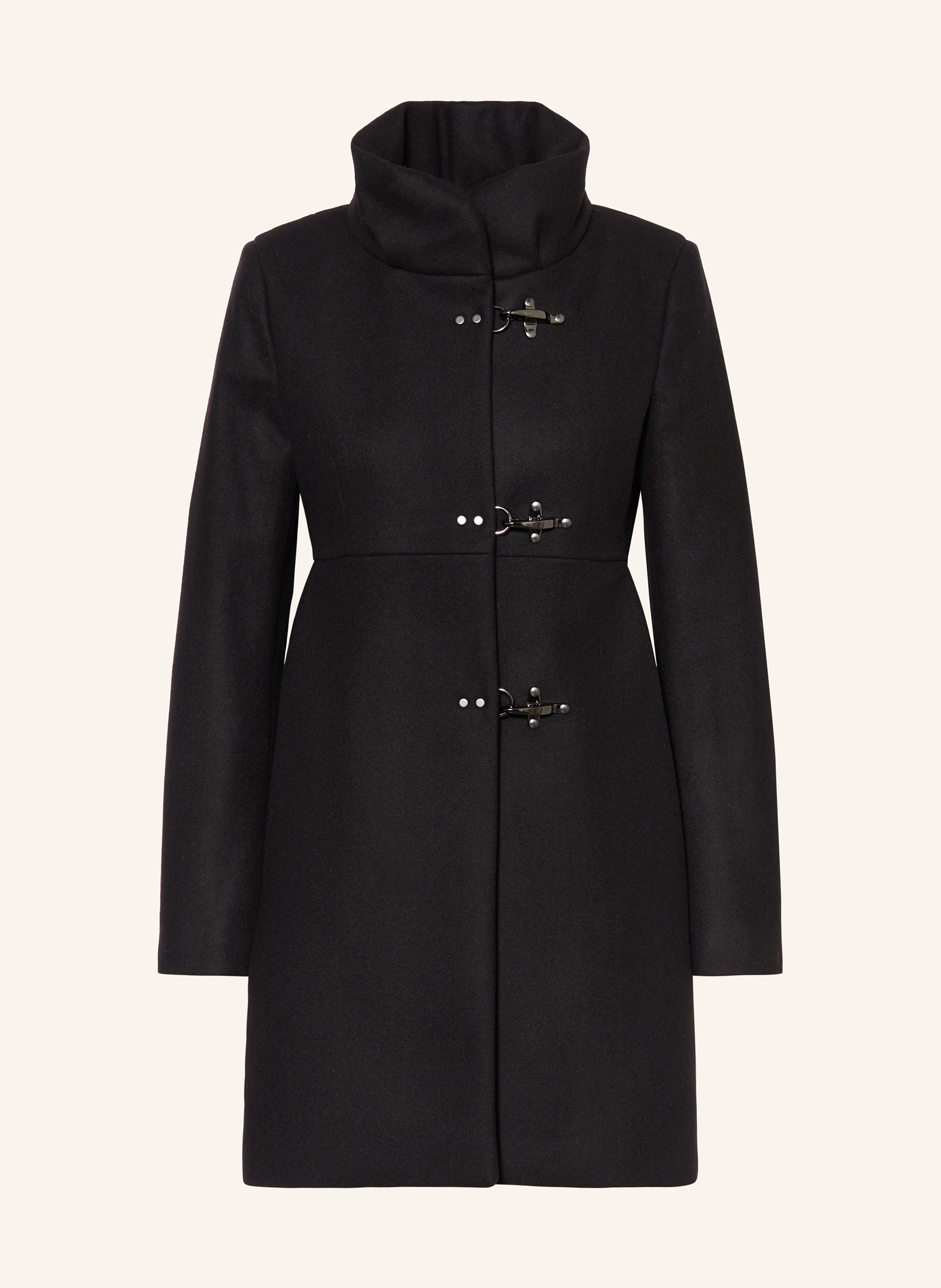 Fay Wollmantel in schwarz