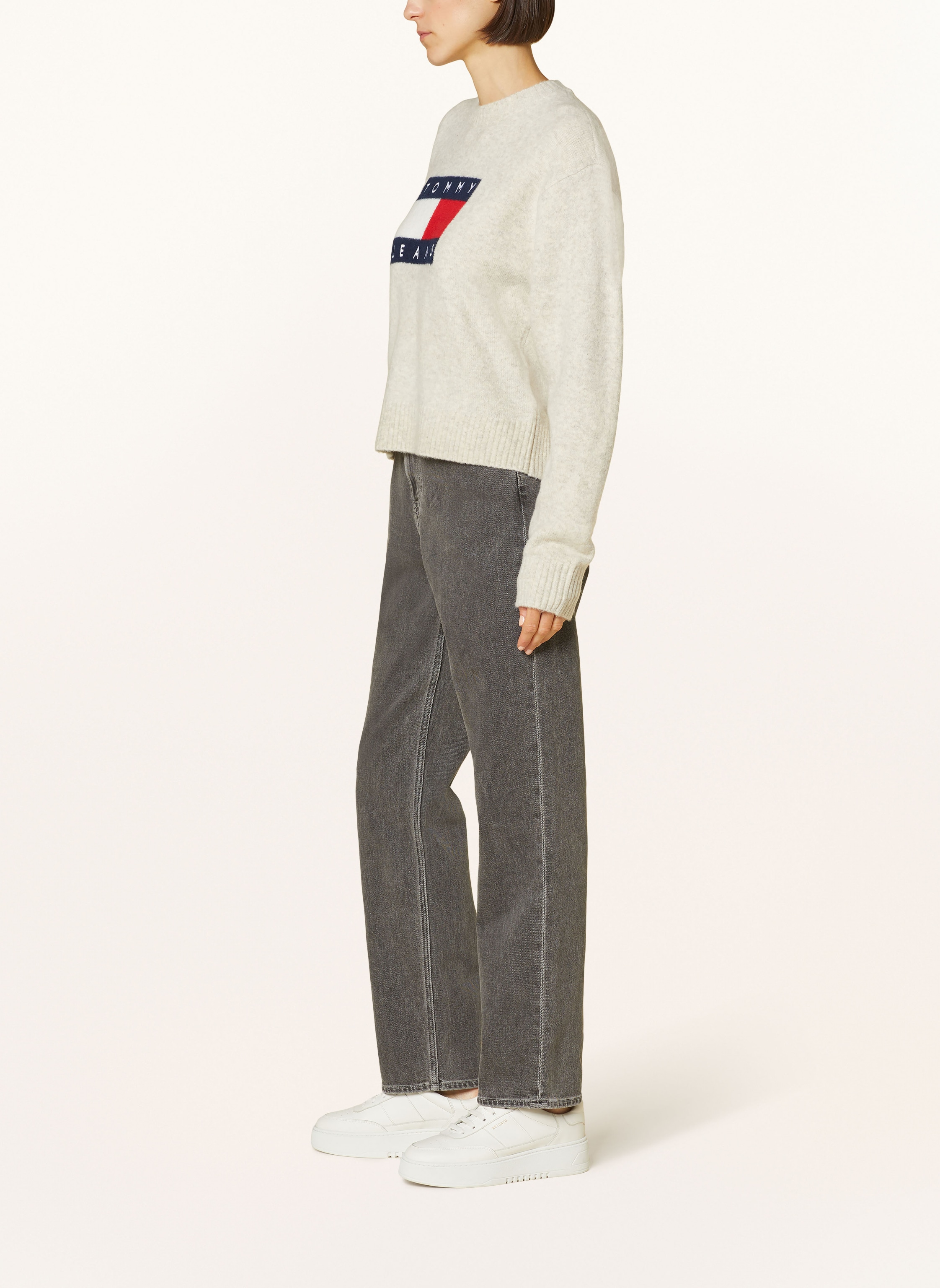 Thumbnail - Tommy Jeans Straight Jeans Izzie schwarz