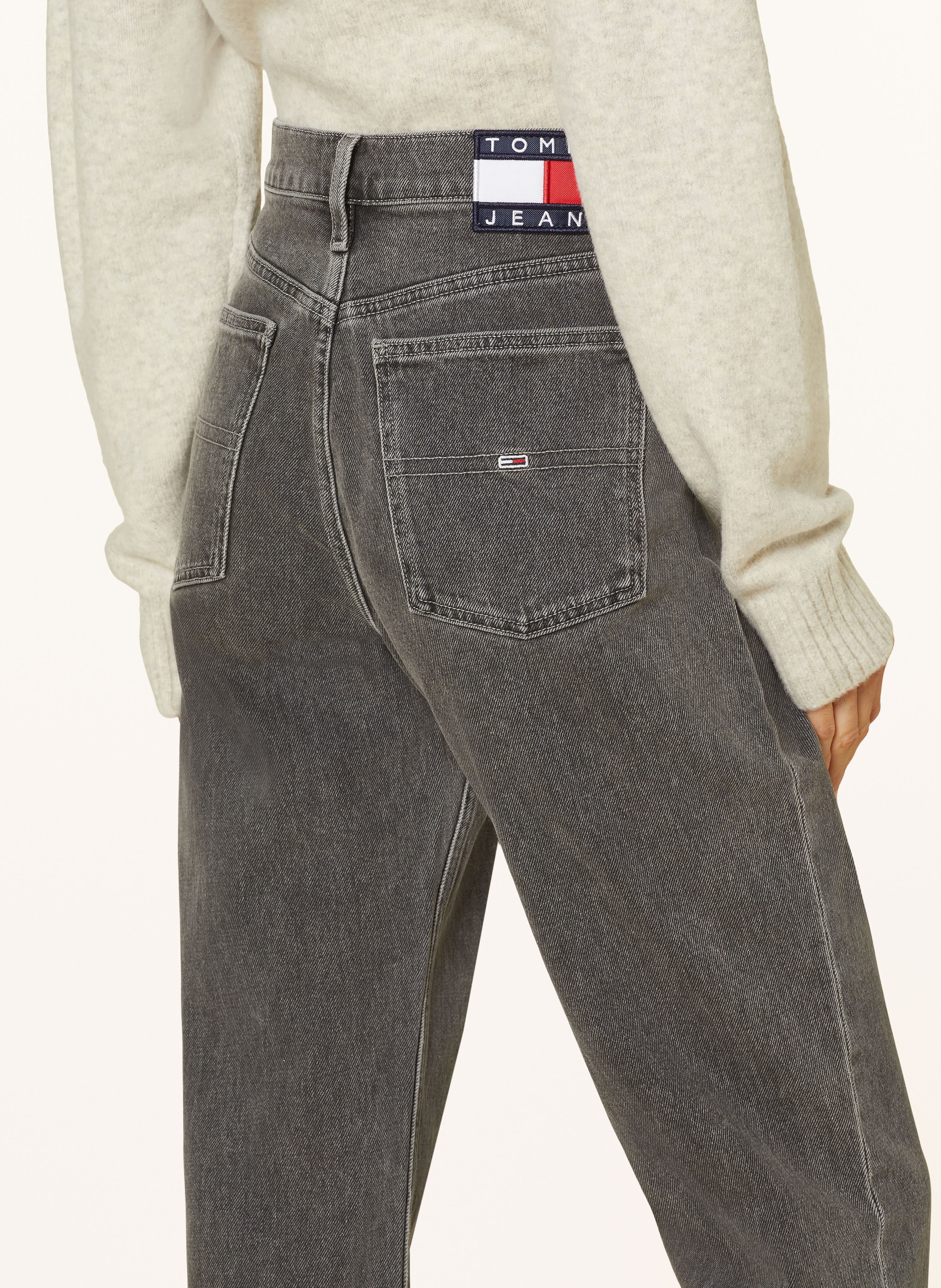 Thumbnail - Tommy Jeans Straight Jeans Izzie schwarz