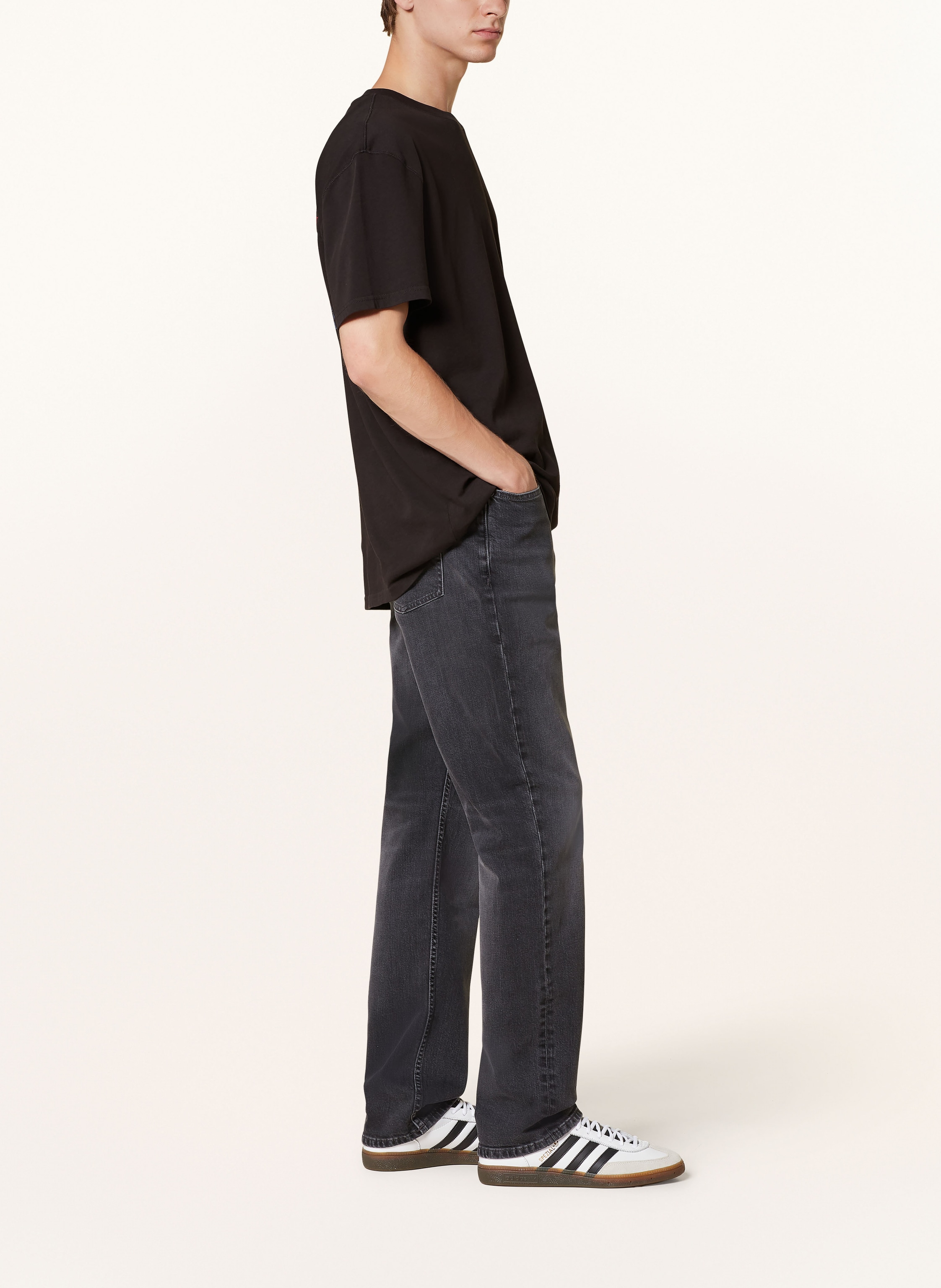 Thumbnail - Tommy Jeans Jeans Ryan Regular Straight Fit schwarz