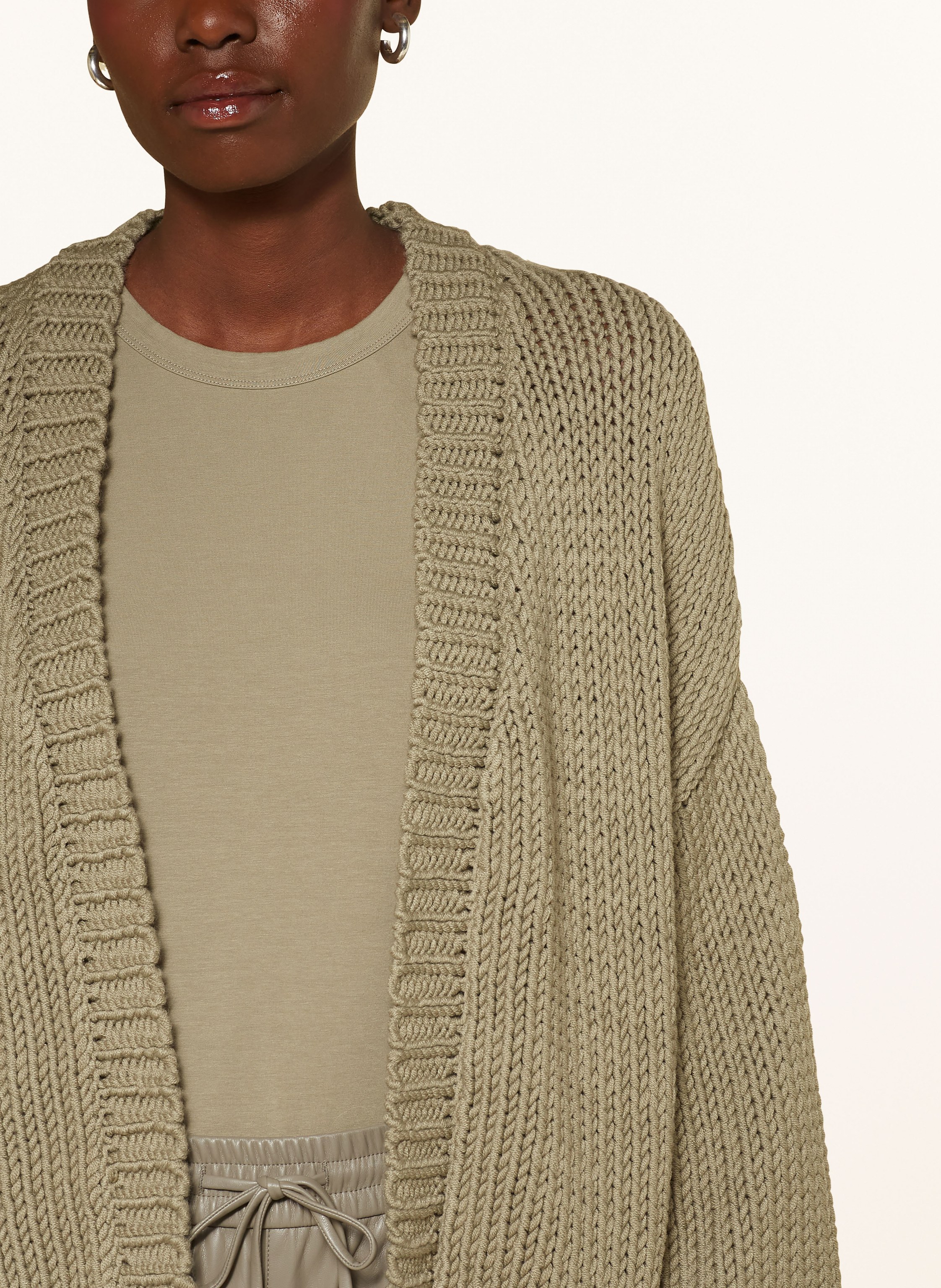 Thumbnail - Juvia Strickhülle Jule Mit 3/4-Arm gruen