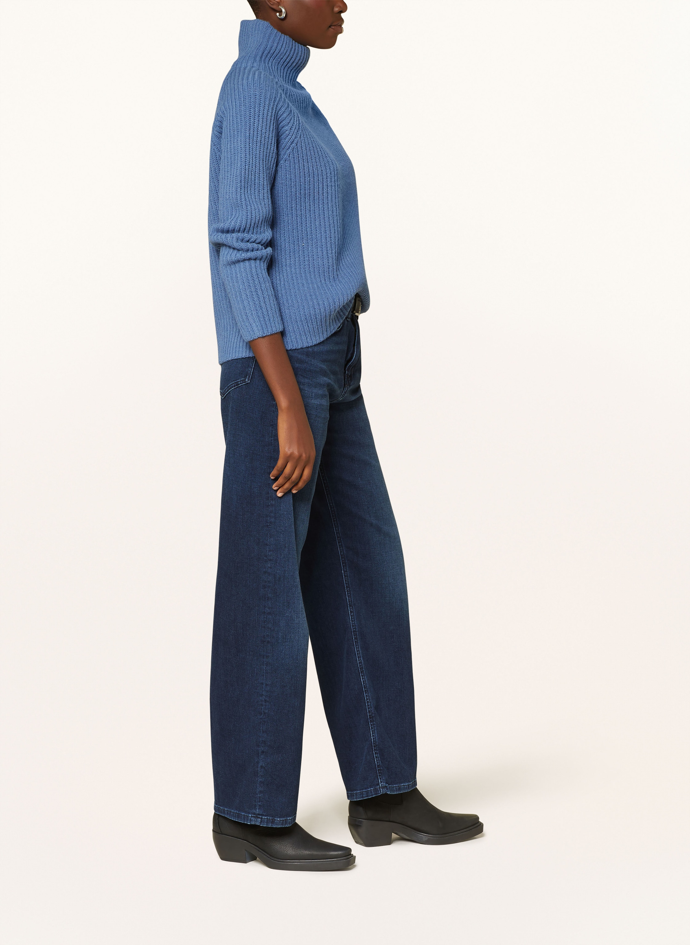 Thumbnail - Drykorn Wide Leg Jeans Medley blau