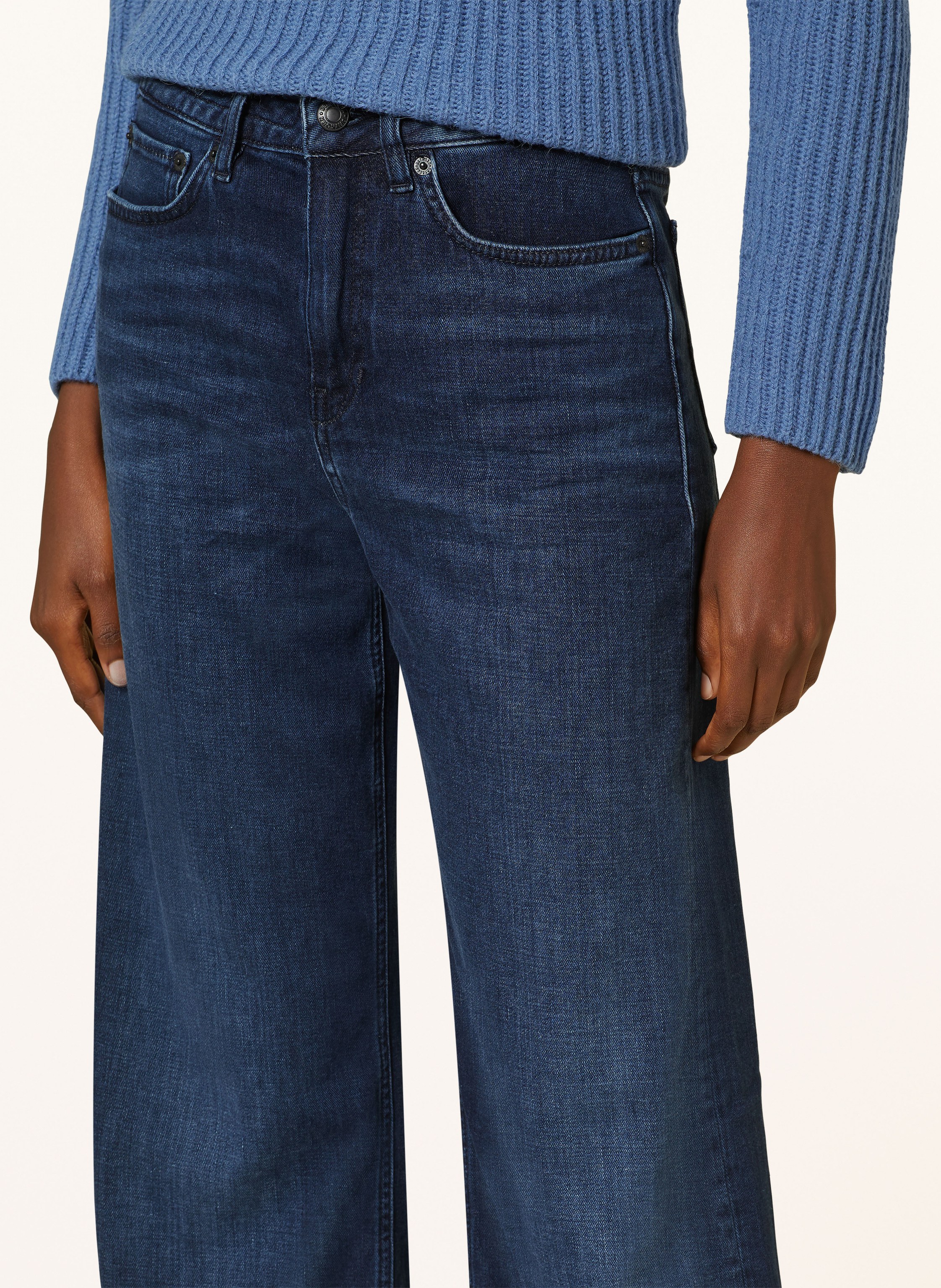 Thumbnail - Drykorn Wide Leg Jeans Medley blau