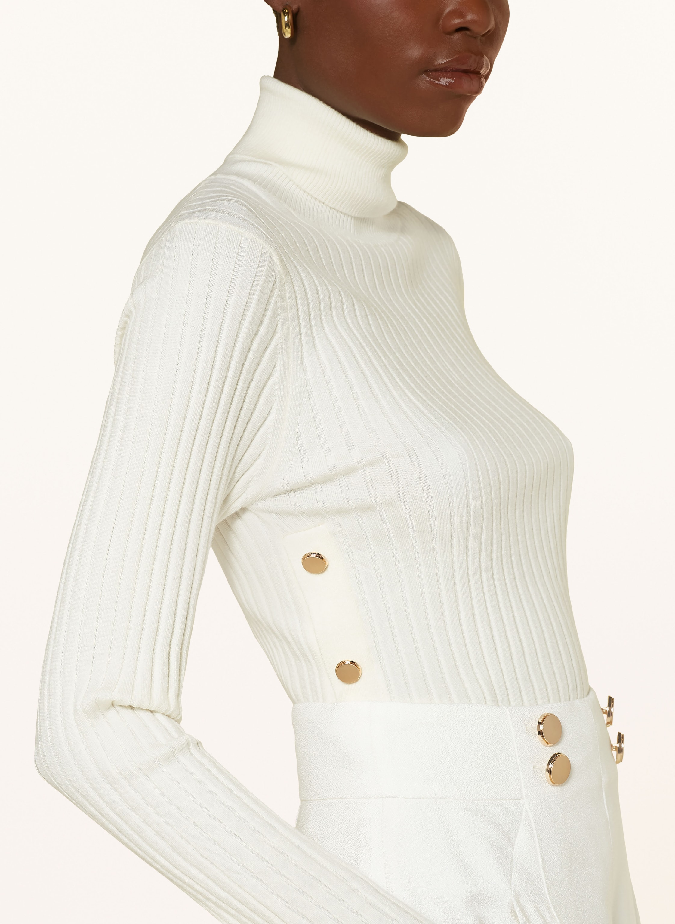 Thumbnail - Sly 010 Pullover Senza Aus Merinowolle weiss