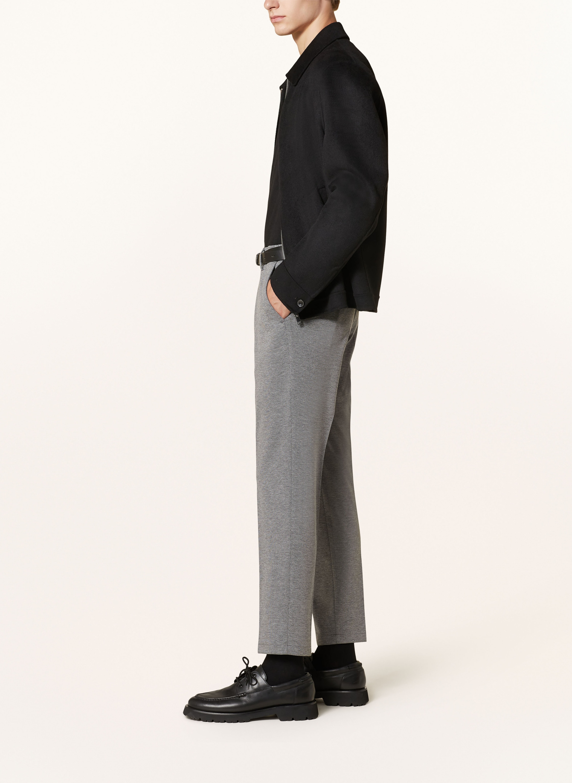 Thumbnail - Drykorn Jerseyhose Ajend Extra Slim Fit grau