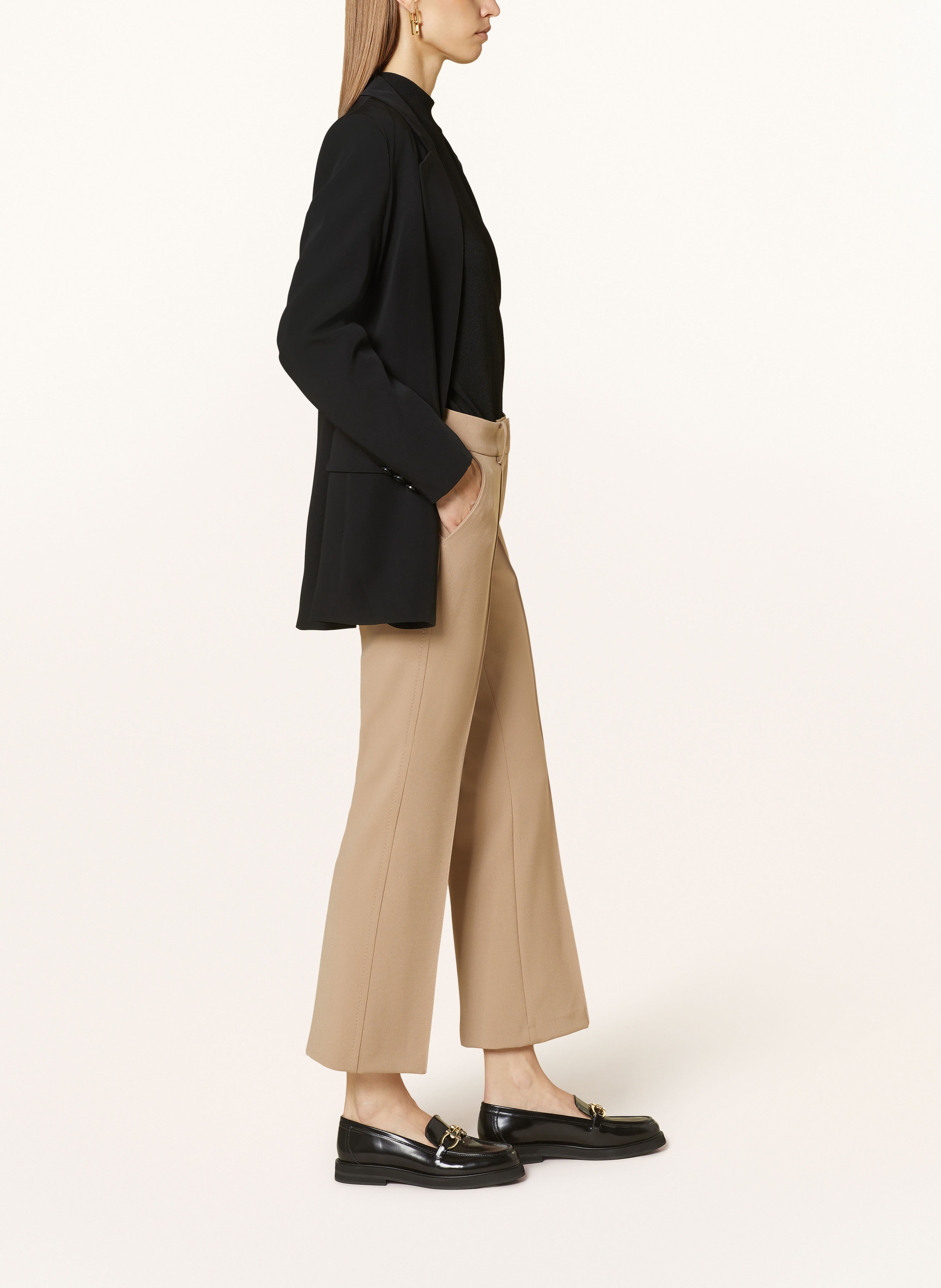 Thumbnail - Cambio Bootcut-Hose Farah braun