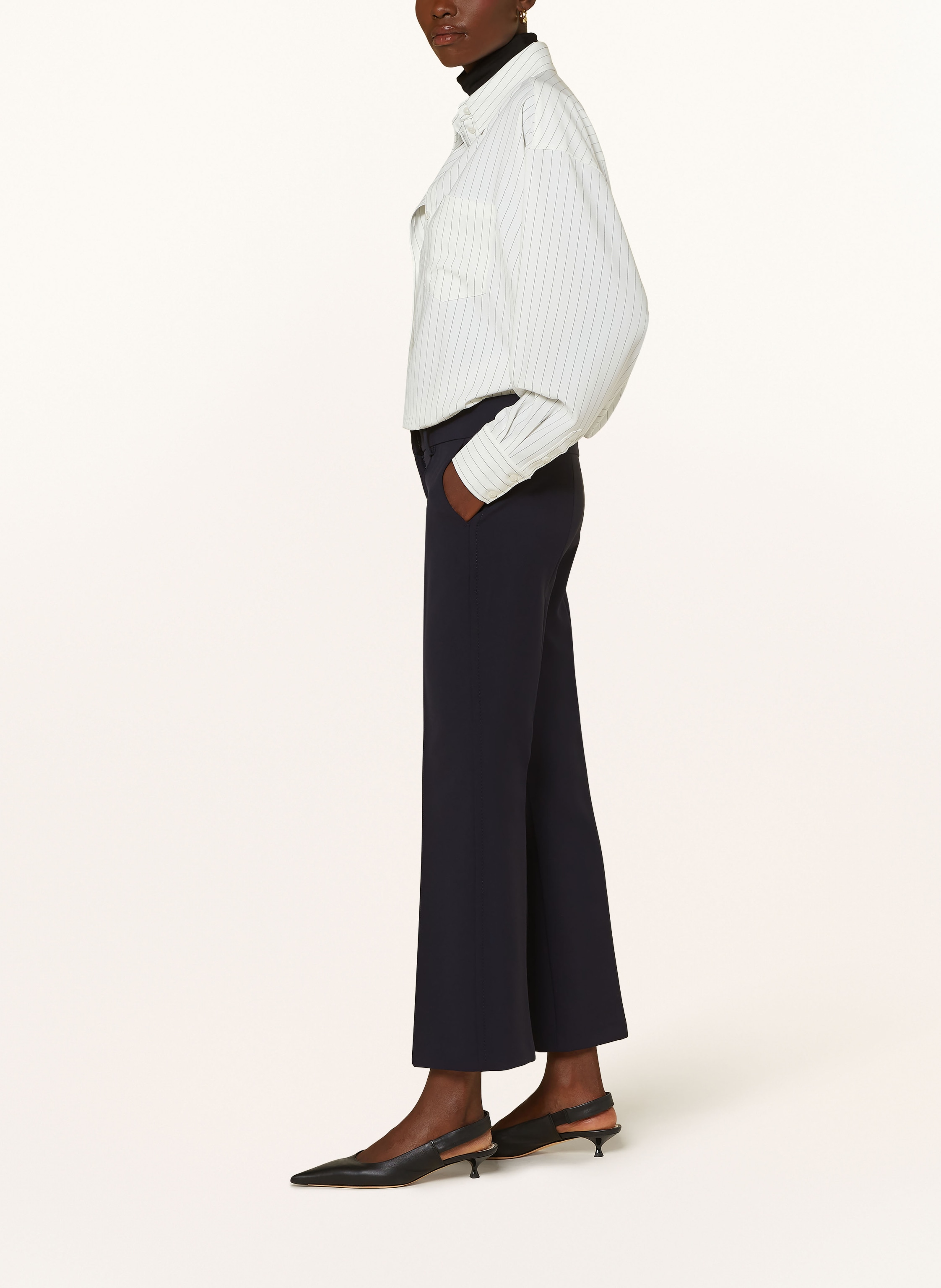Thumbnail - Cambio Bootcut-Hose Farah blau