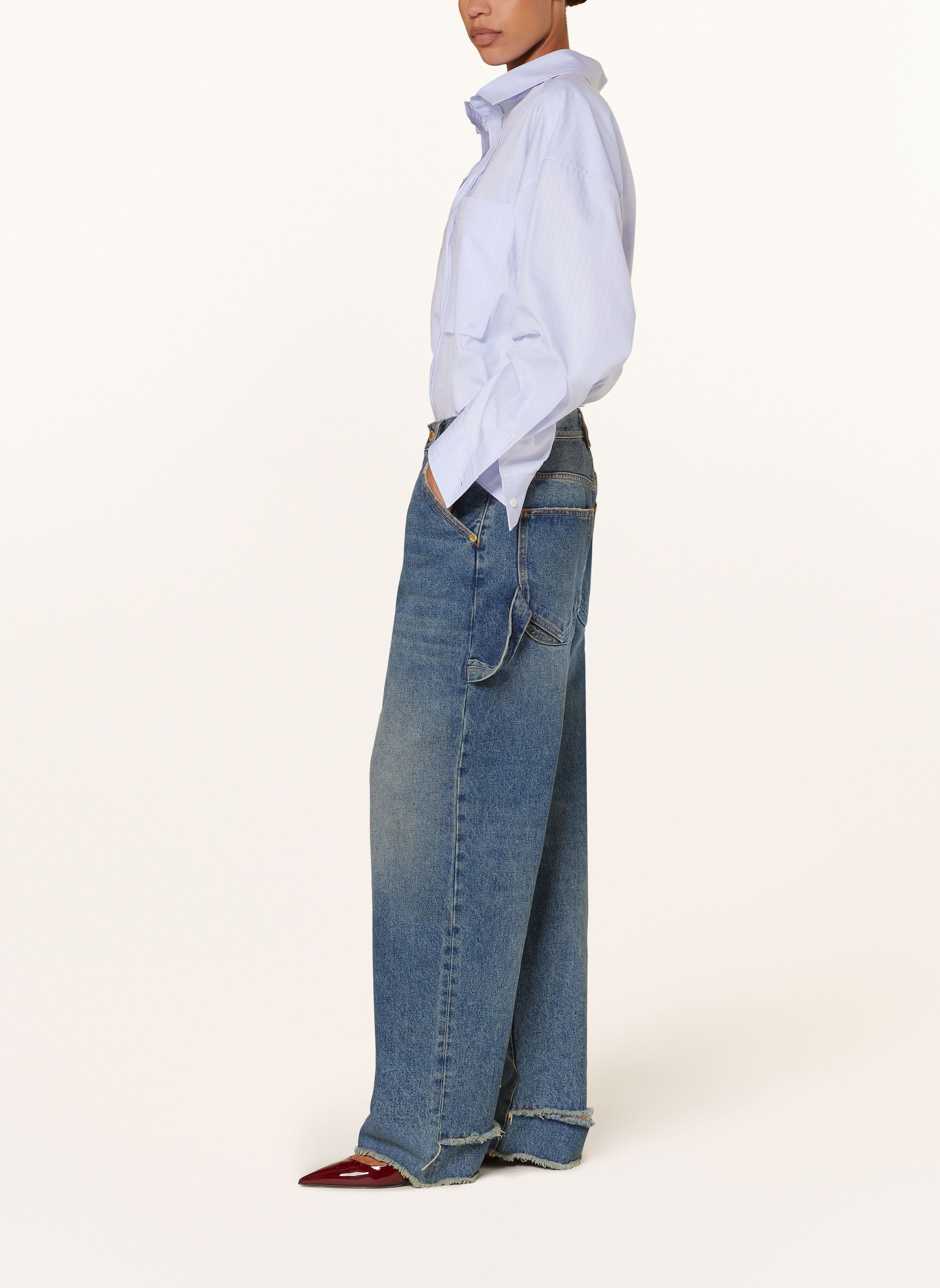 Thumbnail - Darkpark Straight Jeans Lisa blau