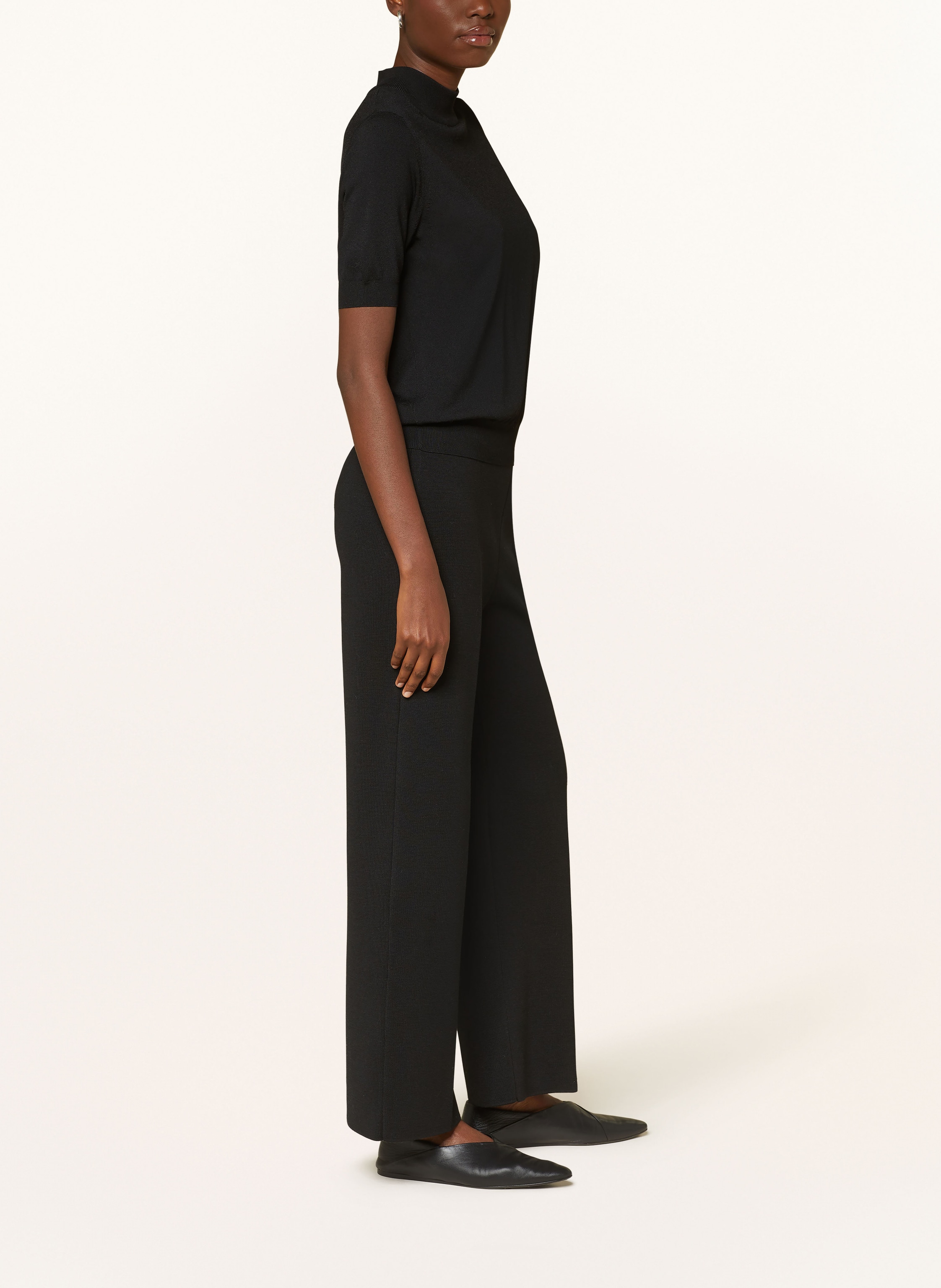 Thumbnail - Maerz Muenchen Strickhose schwarz