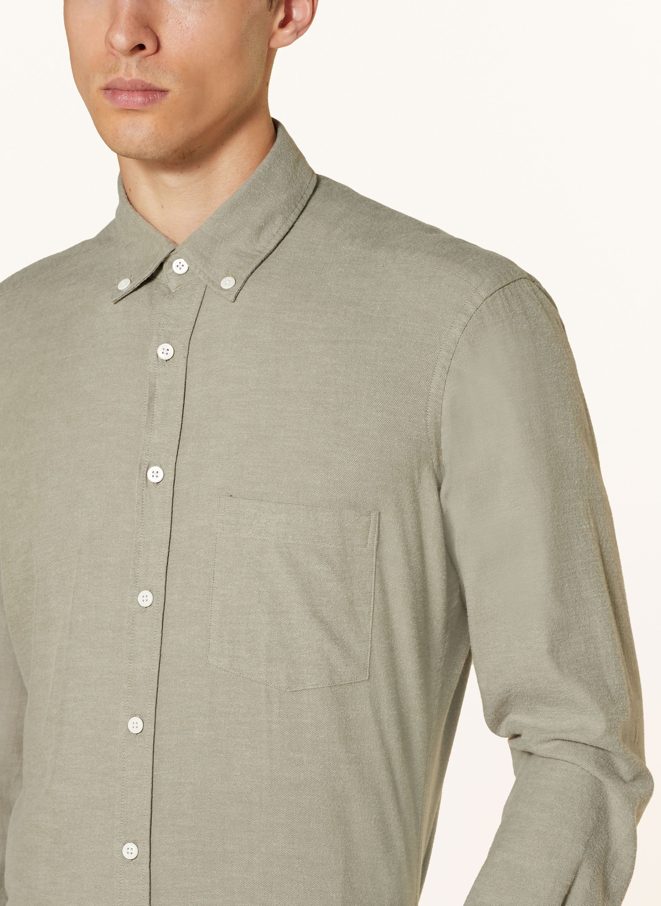 Thumbnail - Strokesman's Hemd Regular Fit gruen