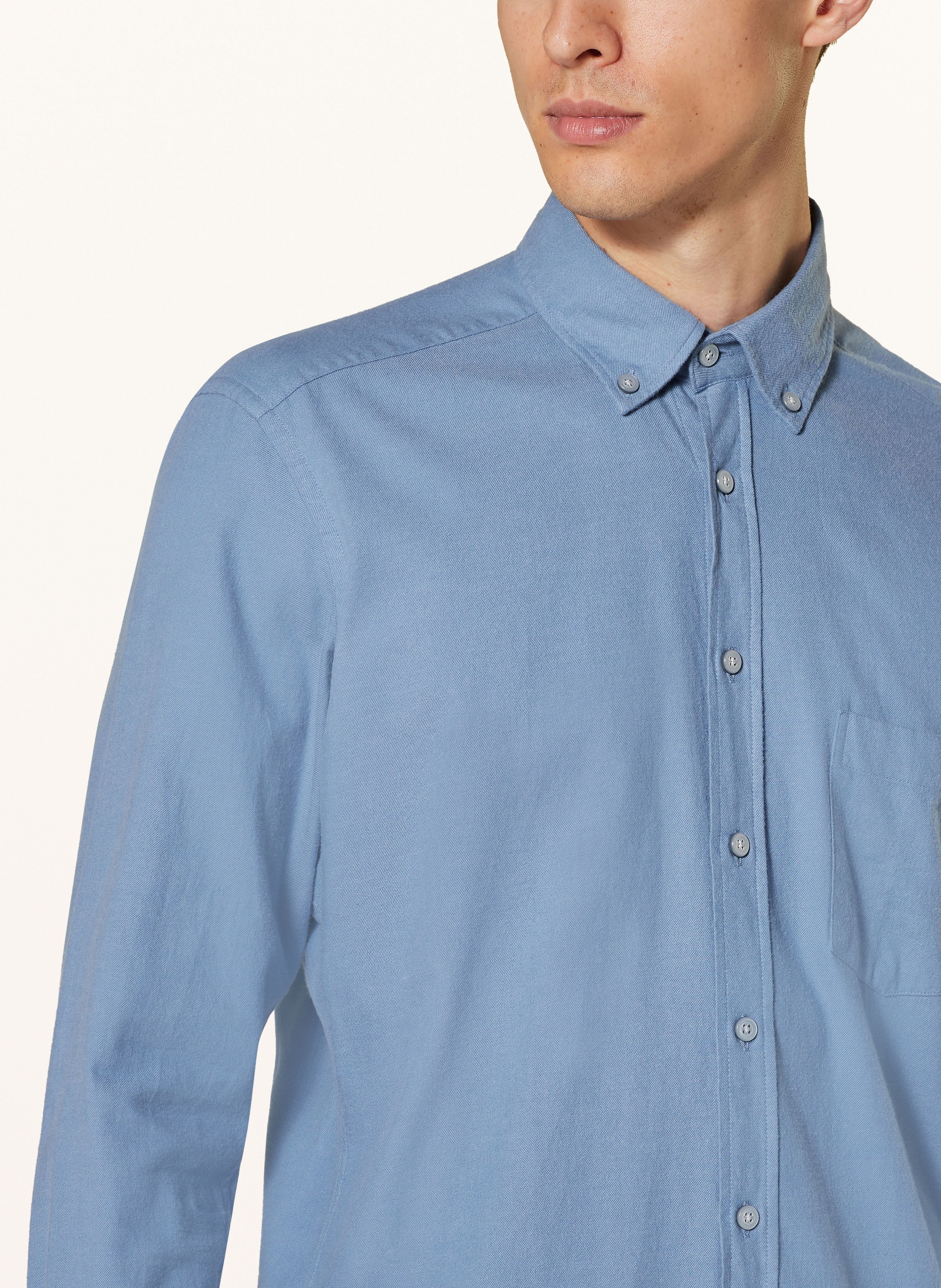 Thumbnail - Strokesman's Hemd Regular Fit blau