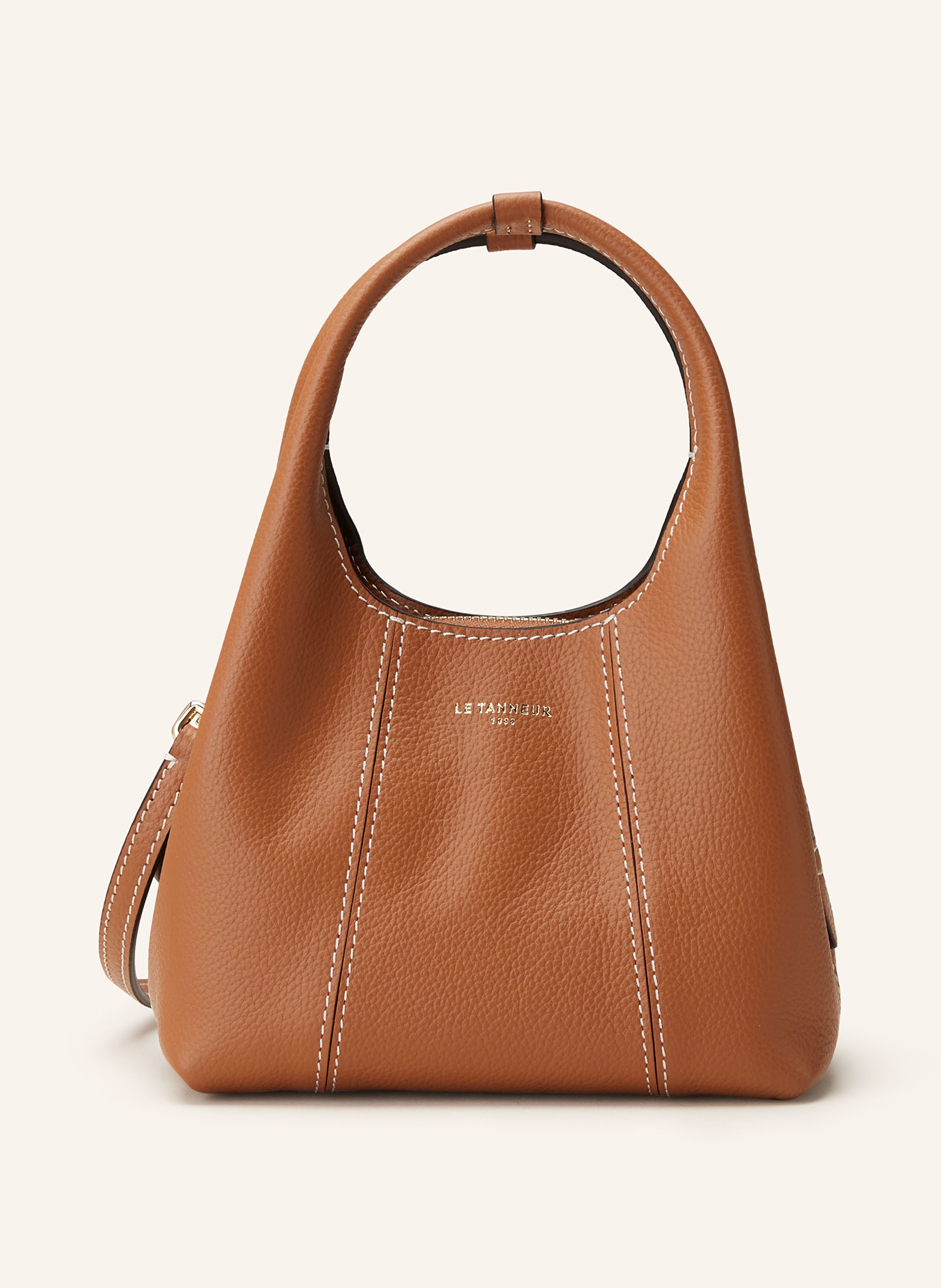 LE TANNEUR Handbag JULIETTE MINI in cognac