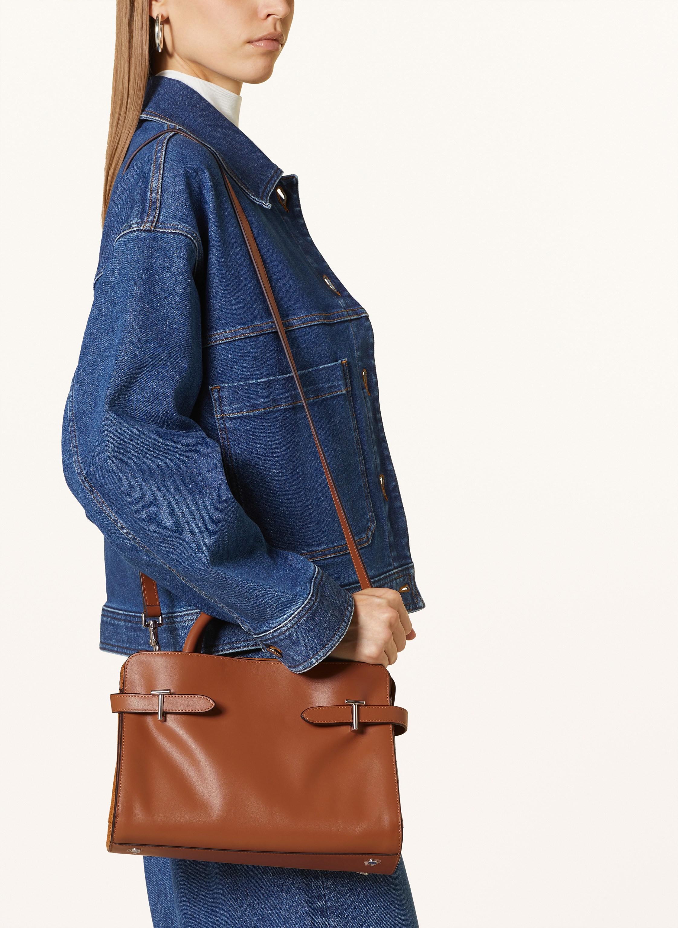 Thumbnail - Le Tanneur Handtasche Emilie braun