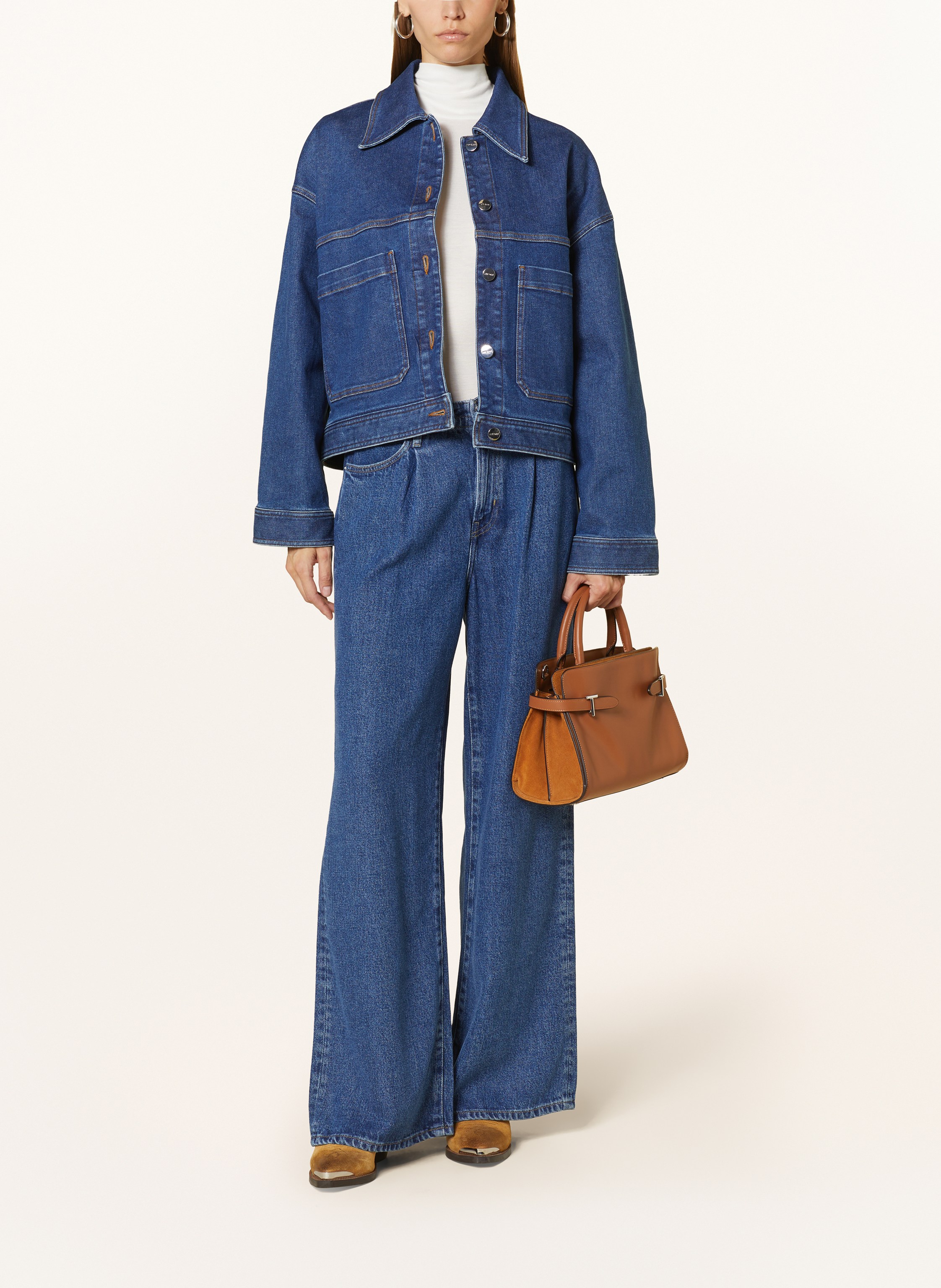 Thumbnail - Le Tanneur Handtasche Emilie braun