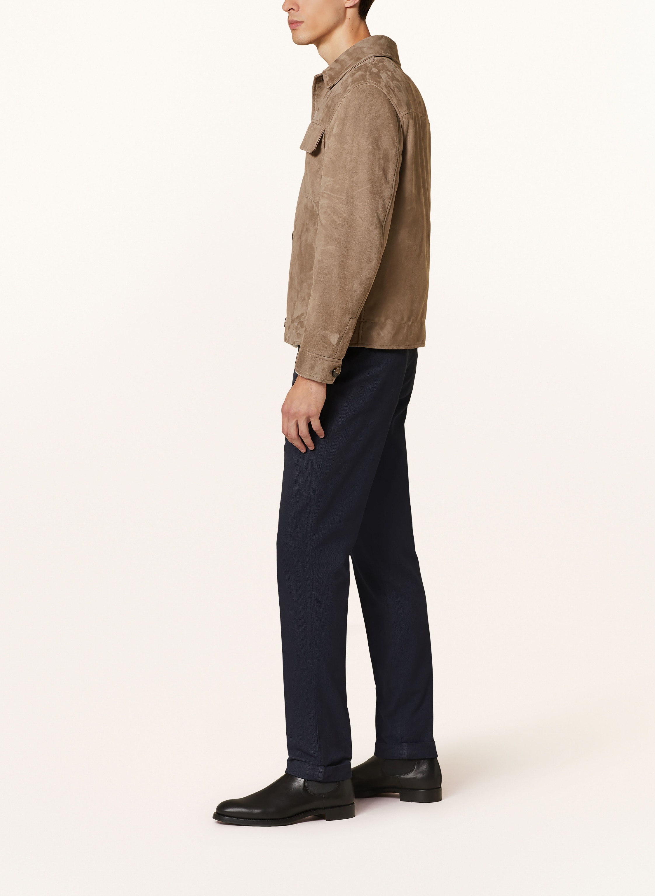 Thumbnail - Berwich Chino Extra Slim Fit blau